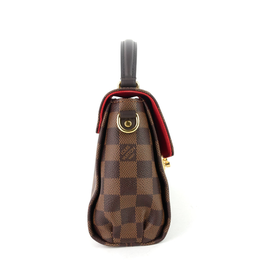 Louis Vuitto Croisette Damier Ebene Canvas Bag