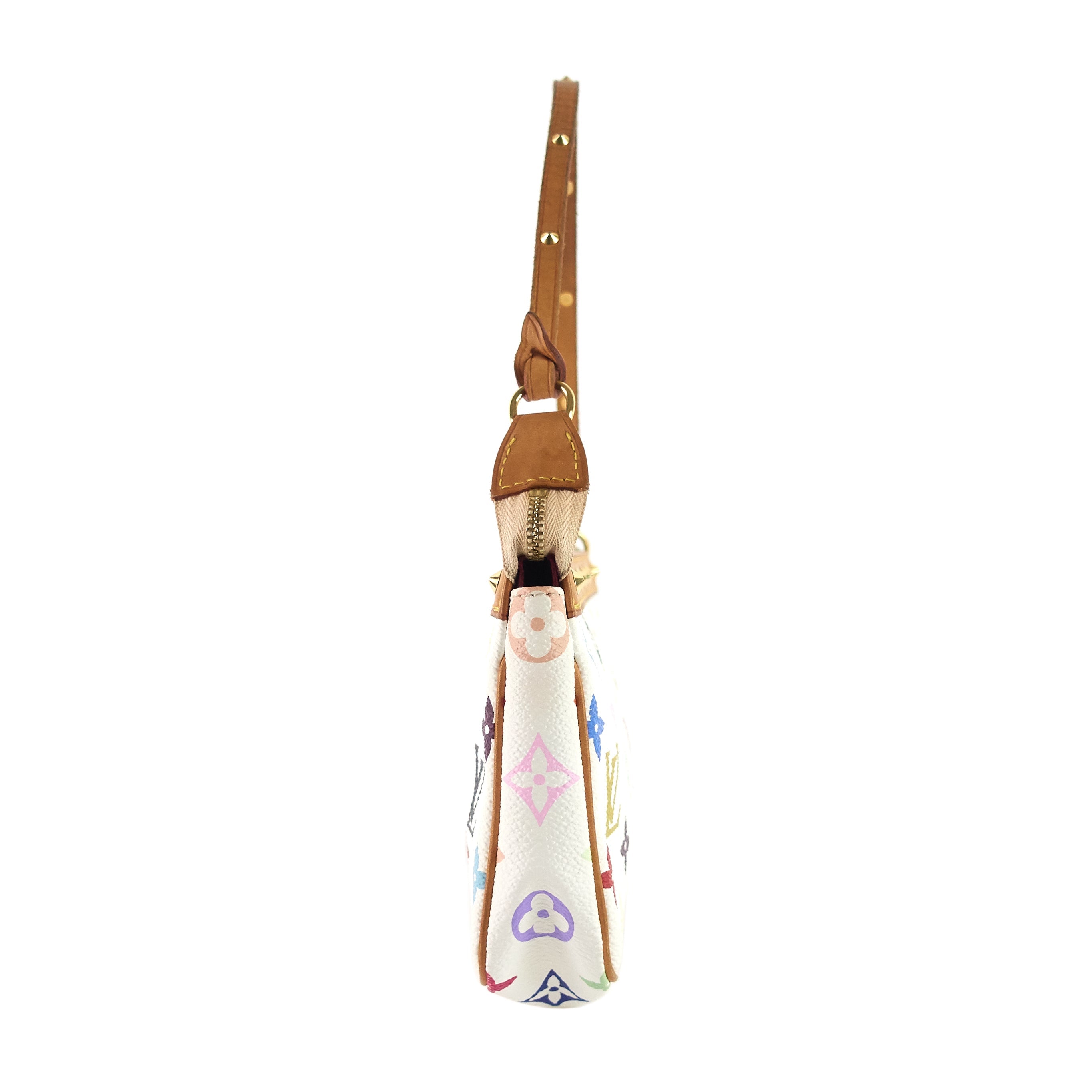 Louis Vuitto Pochette Accessoires Monogram Multicolore Canvas Bag