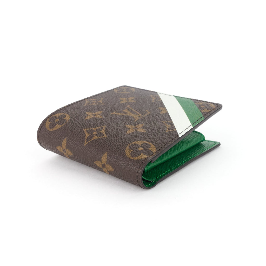 Louis Vuitto Marco My LV Heritage Monogram Canvas Wallet