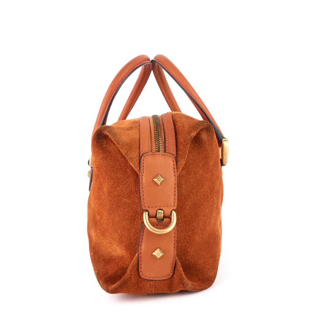 Gucci Boston Small Suede Bag