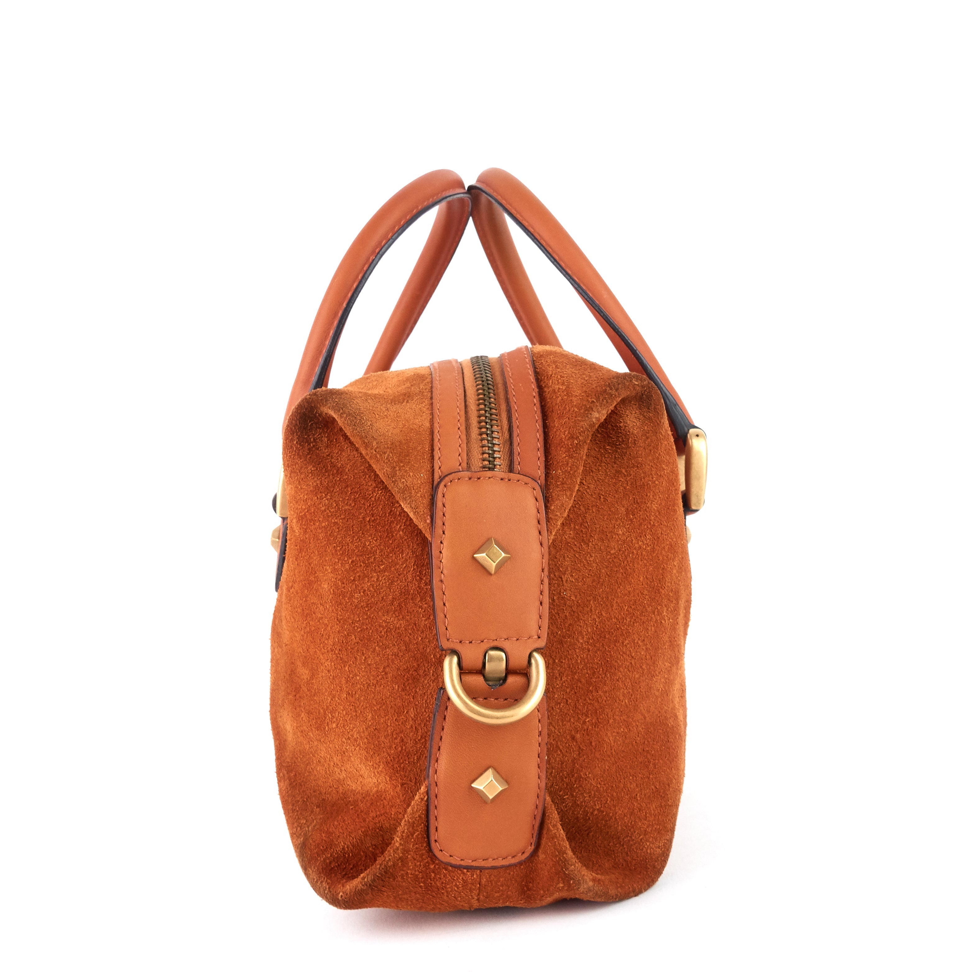 Gucci Boston Small Suede Bag