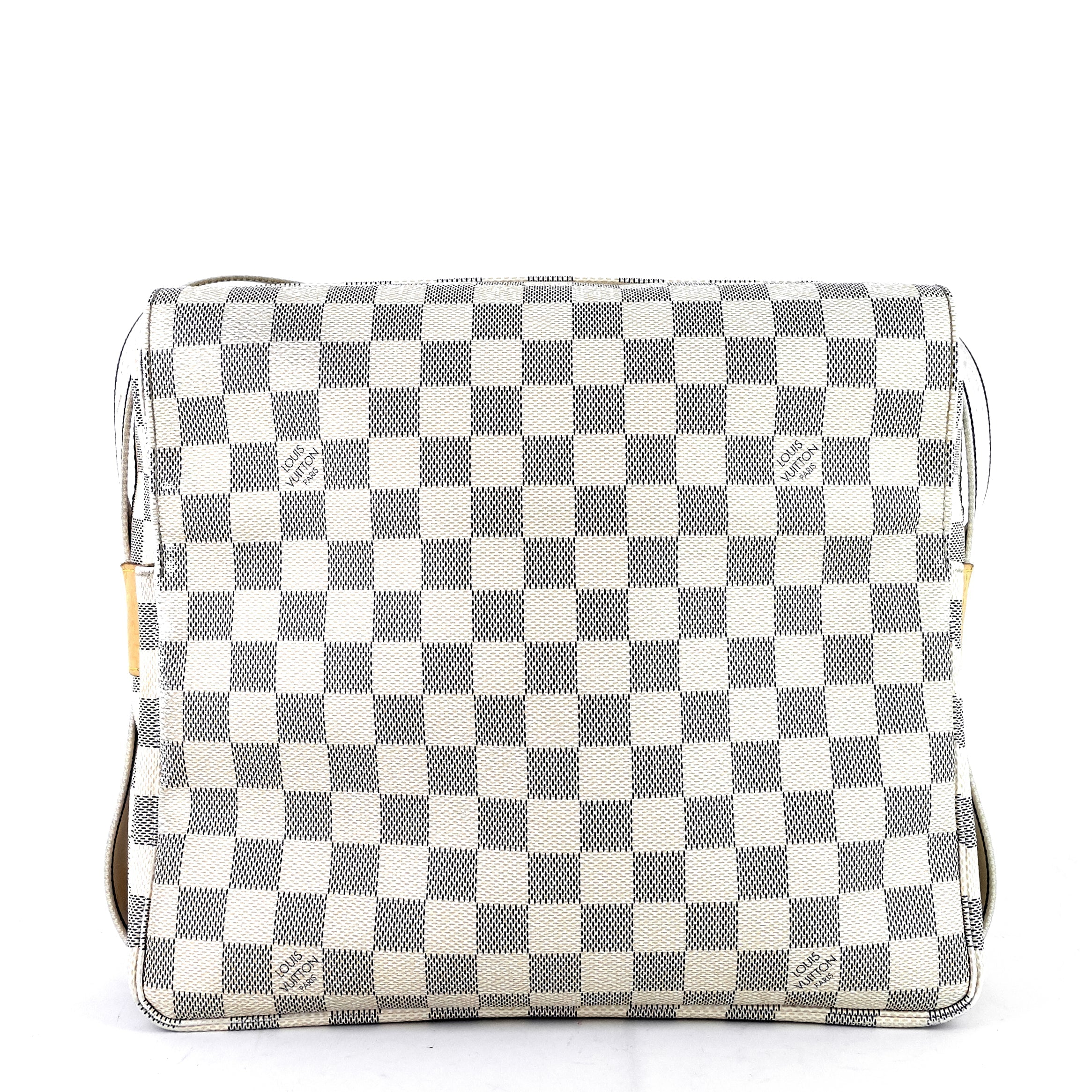 Louis Vuitto Naviglio Damier Azur Canvas Messenger Bag