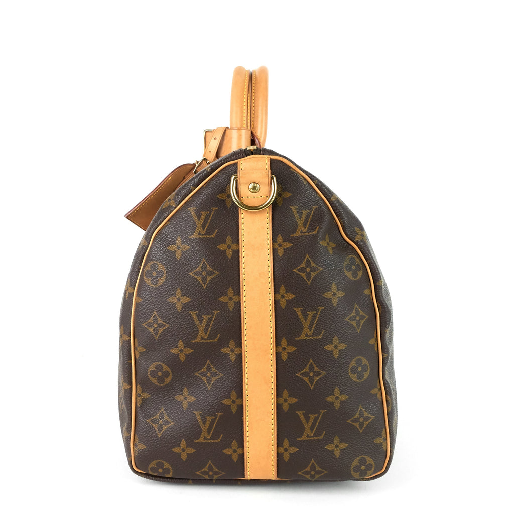 Louis Vuitto Keepall 45 Bandouliere Monogram Canvas Bag