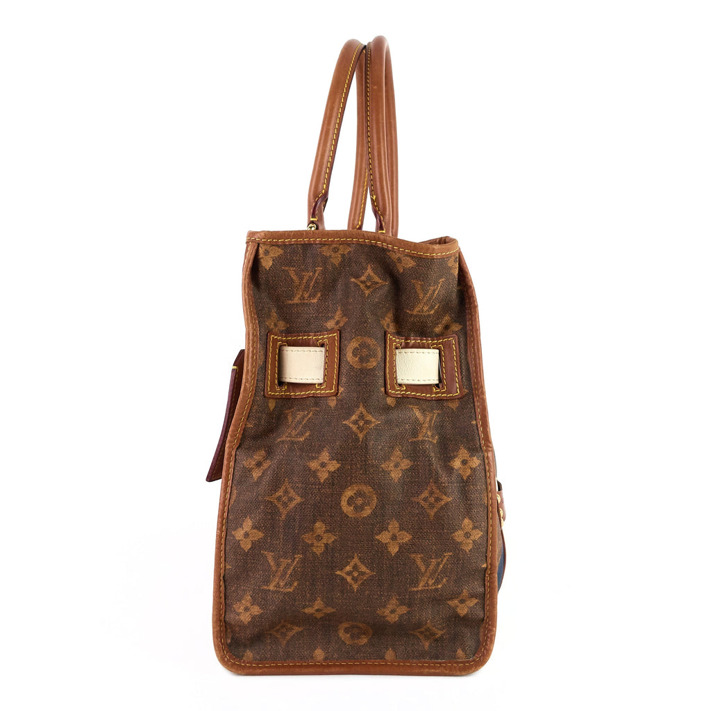Louis Vuitto Rayures Tisse GM Monogram Canvas Bag