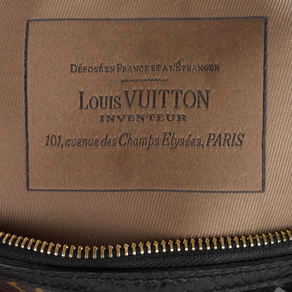 Louis Vuitto Speedy 30 Fleur de Jais Monogram Canvas Sequin Bag