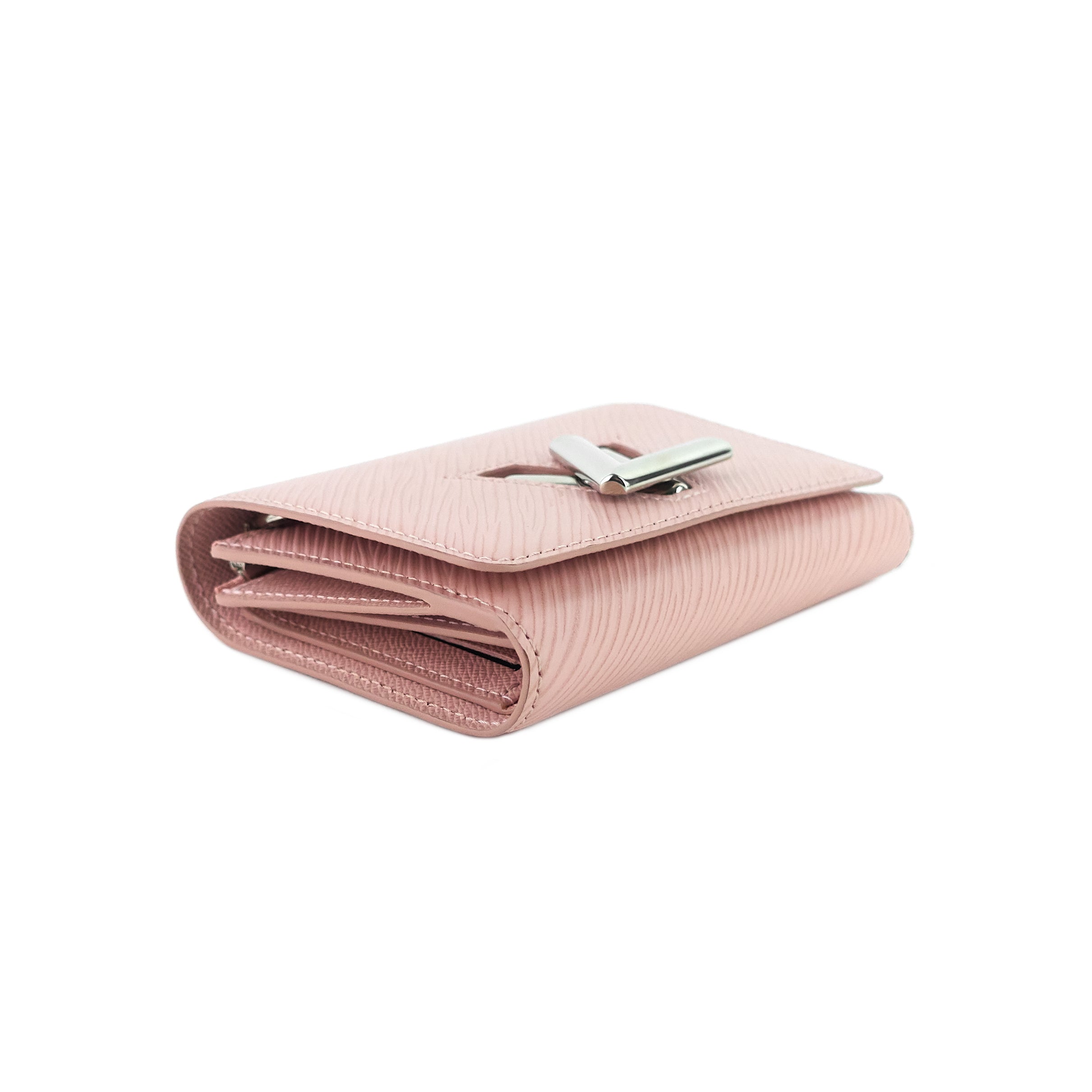Louis Vuitto Twist Pink Epi Leather Compact Wallet