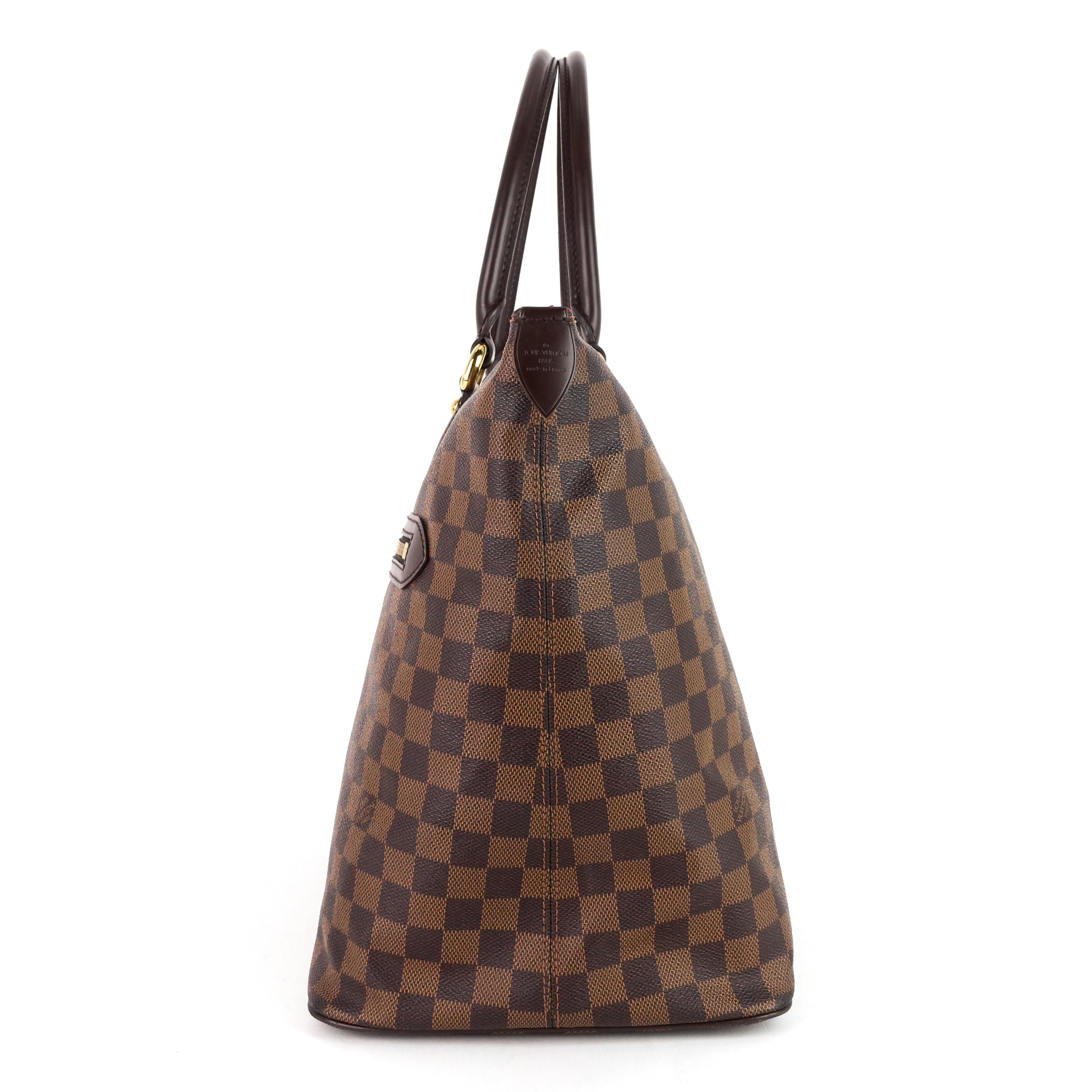 Louis Vuitto Saleya GM Damier Ebene Canvas Bag