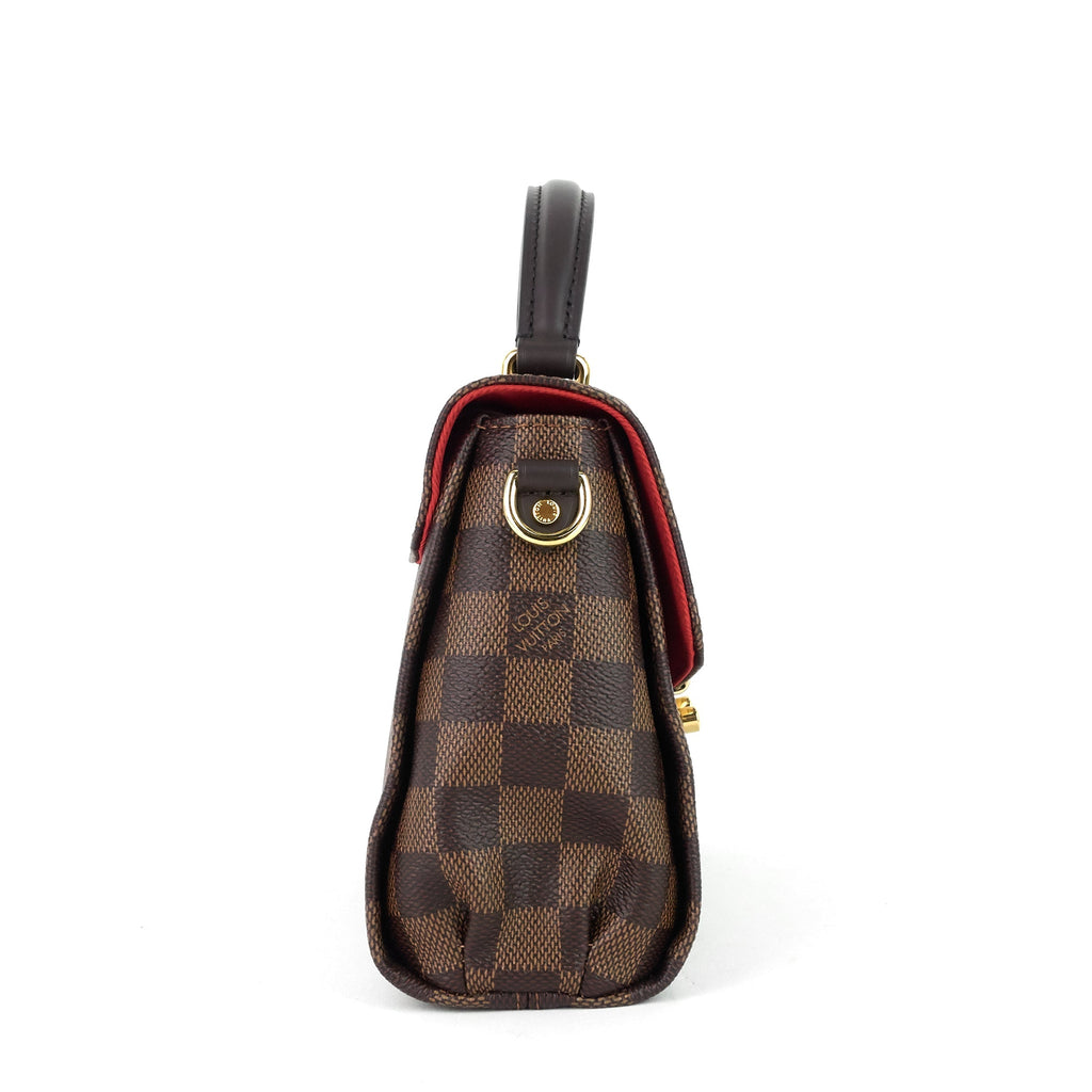 Louis Vuitto Croisette Damier Ebene Canvas Bag