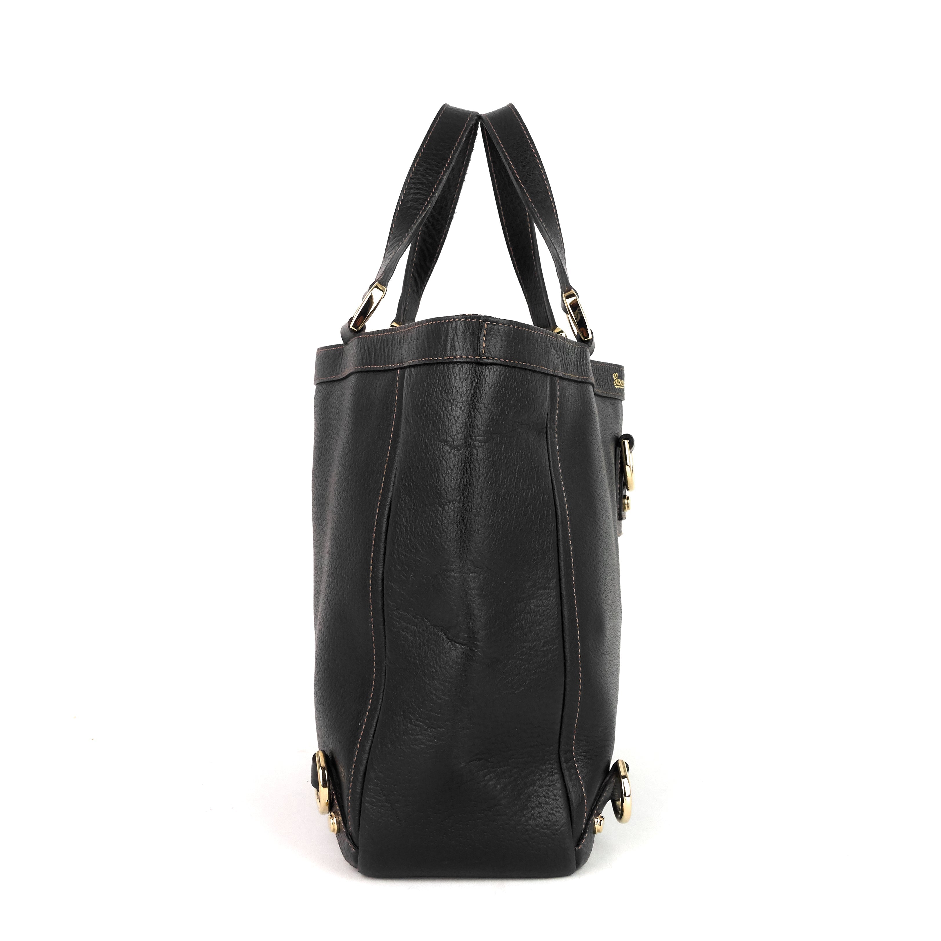 Gucci Abbey D-Ring Leather Tote Bag
