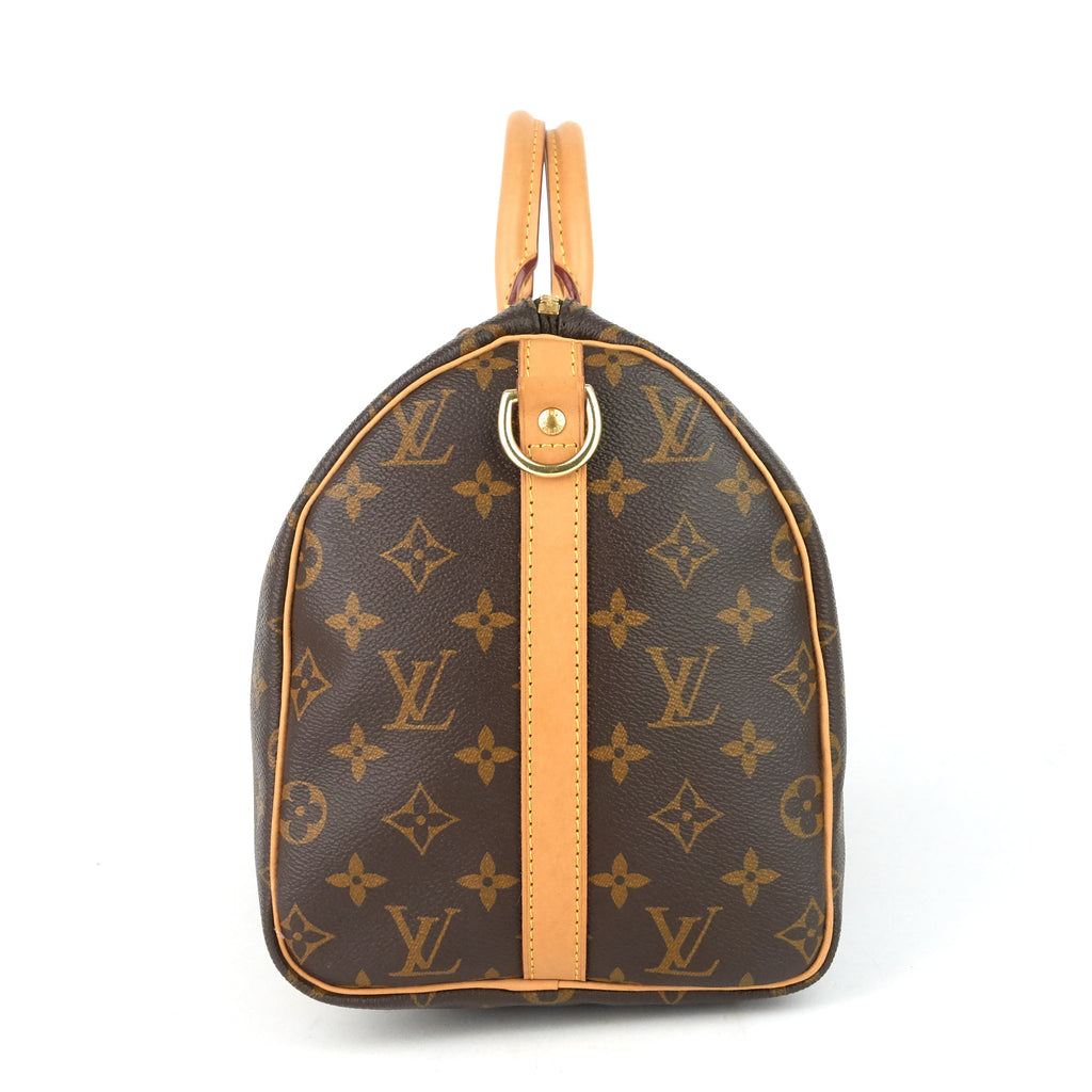 Louis Vuitto Speedy 30 Bandouliere Monogram Canvas Bag