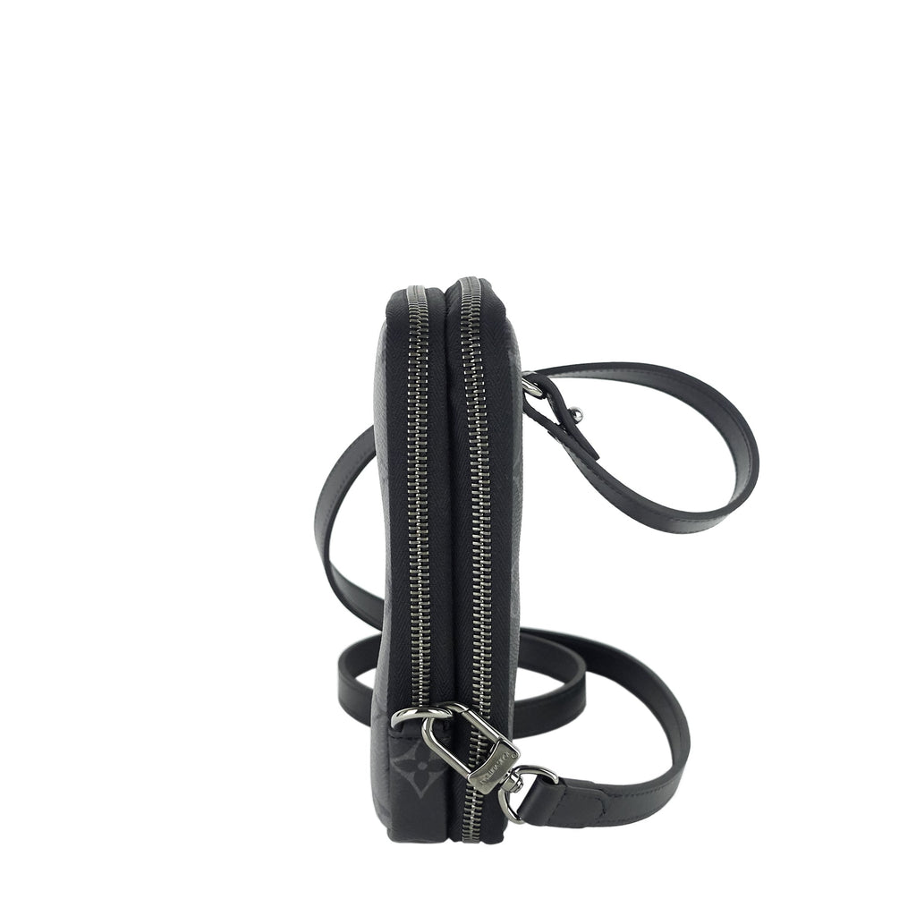Louis Vuitto Double Phone Eclipse Reverse Canvas Pouch