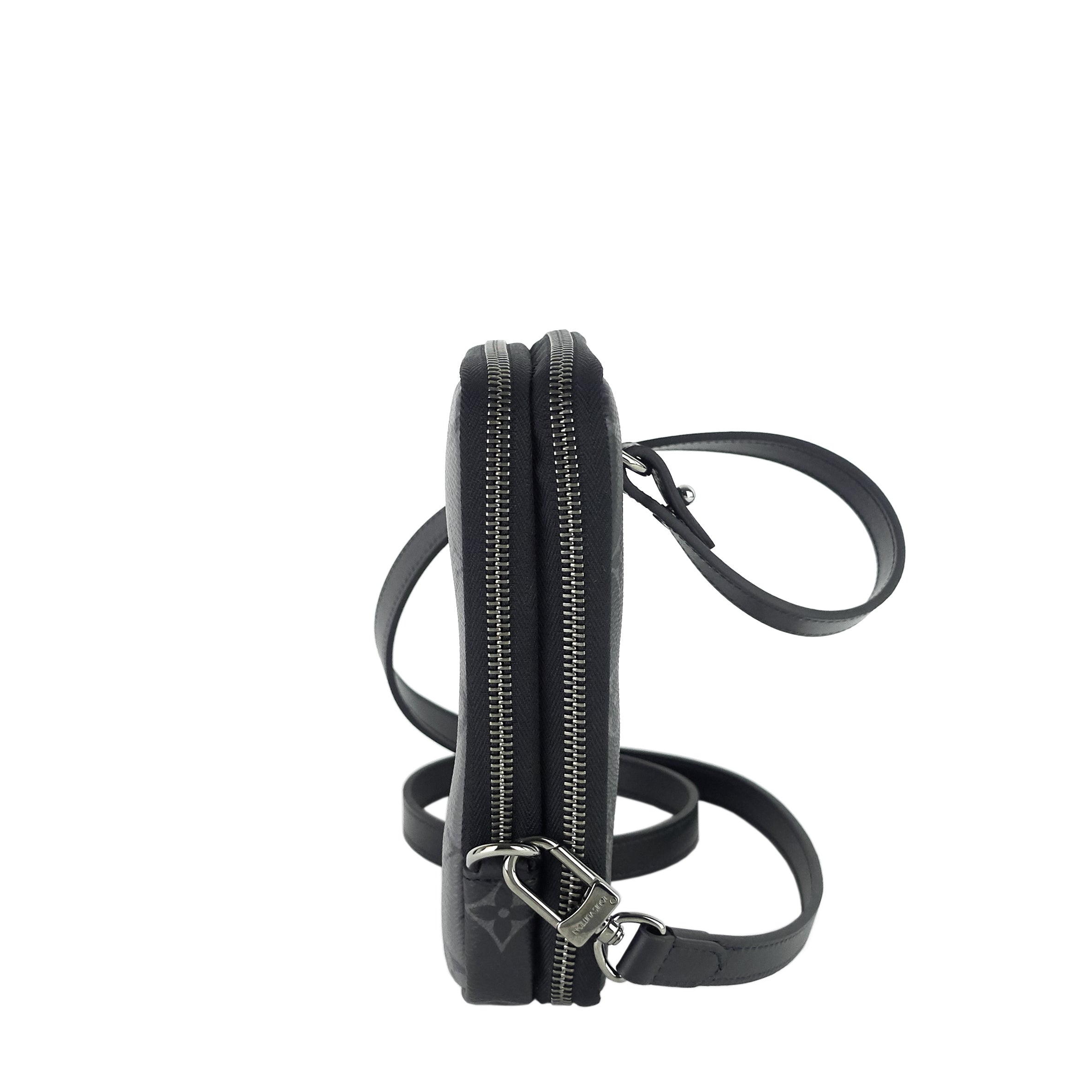 Louis Vuitto Double Phone Eclipse Reverse Canvas Pouch