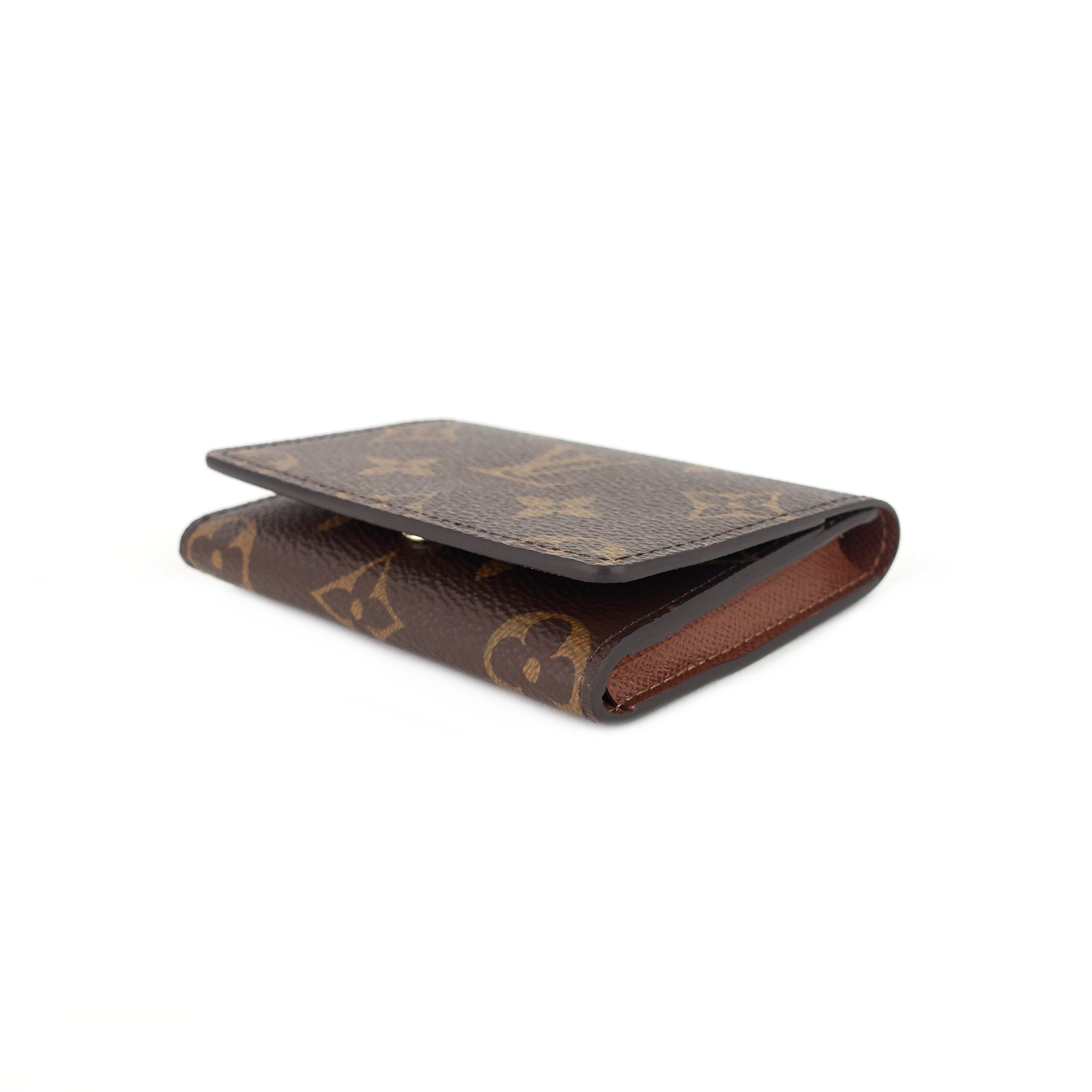 Louis Vuitto Envelope Business Monogram Canvas Card Holder
