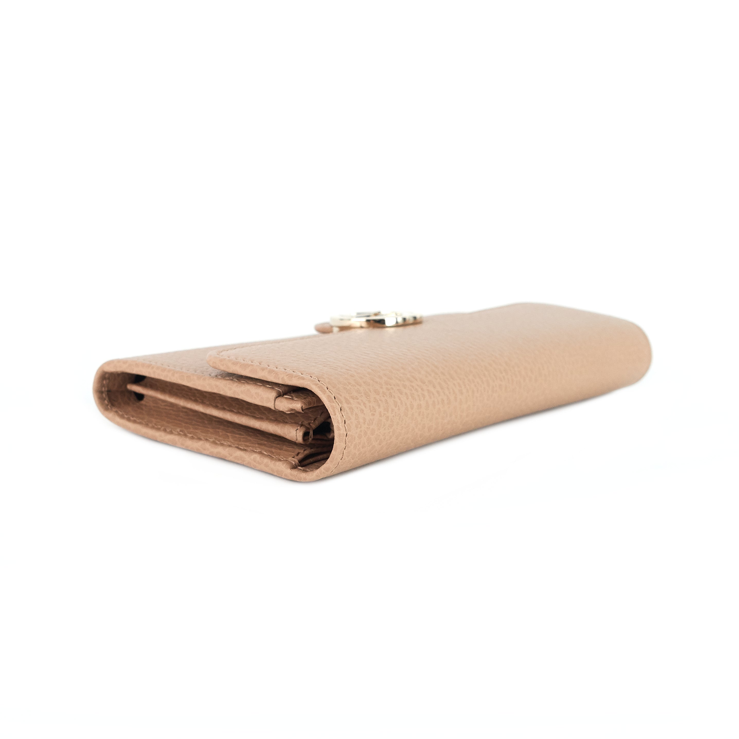 Gucci Dollar Interlocking G Continental Leather Wallet