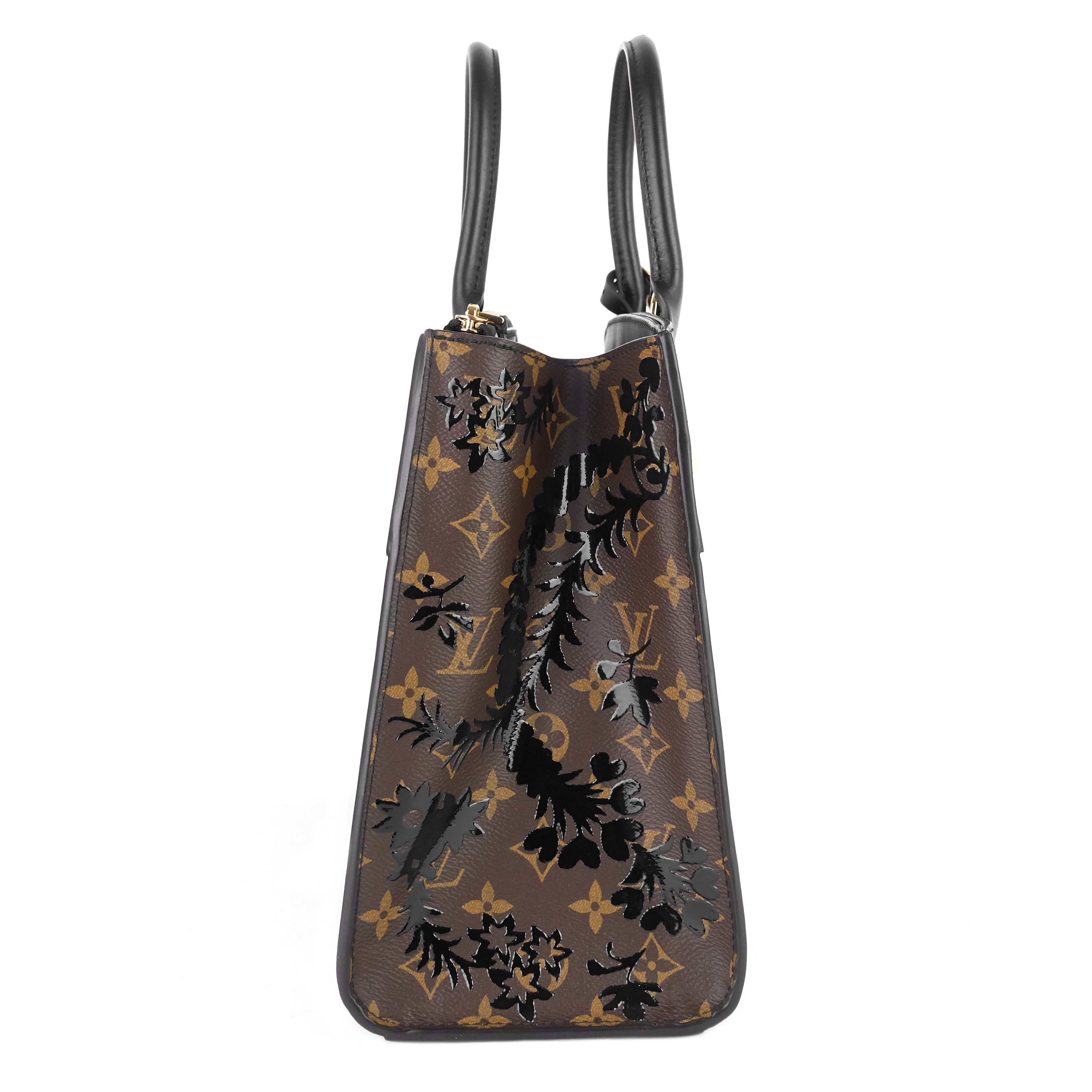 Louis Vuitto City Steamer MM Monogram Blossom Canvas Bag