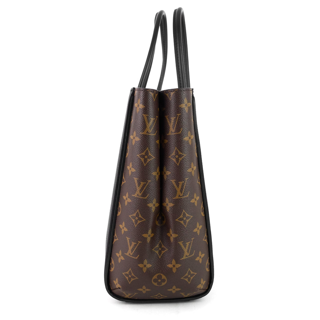 Louis Vuitto Kimono Monogram Canvas and Black Leather Bag