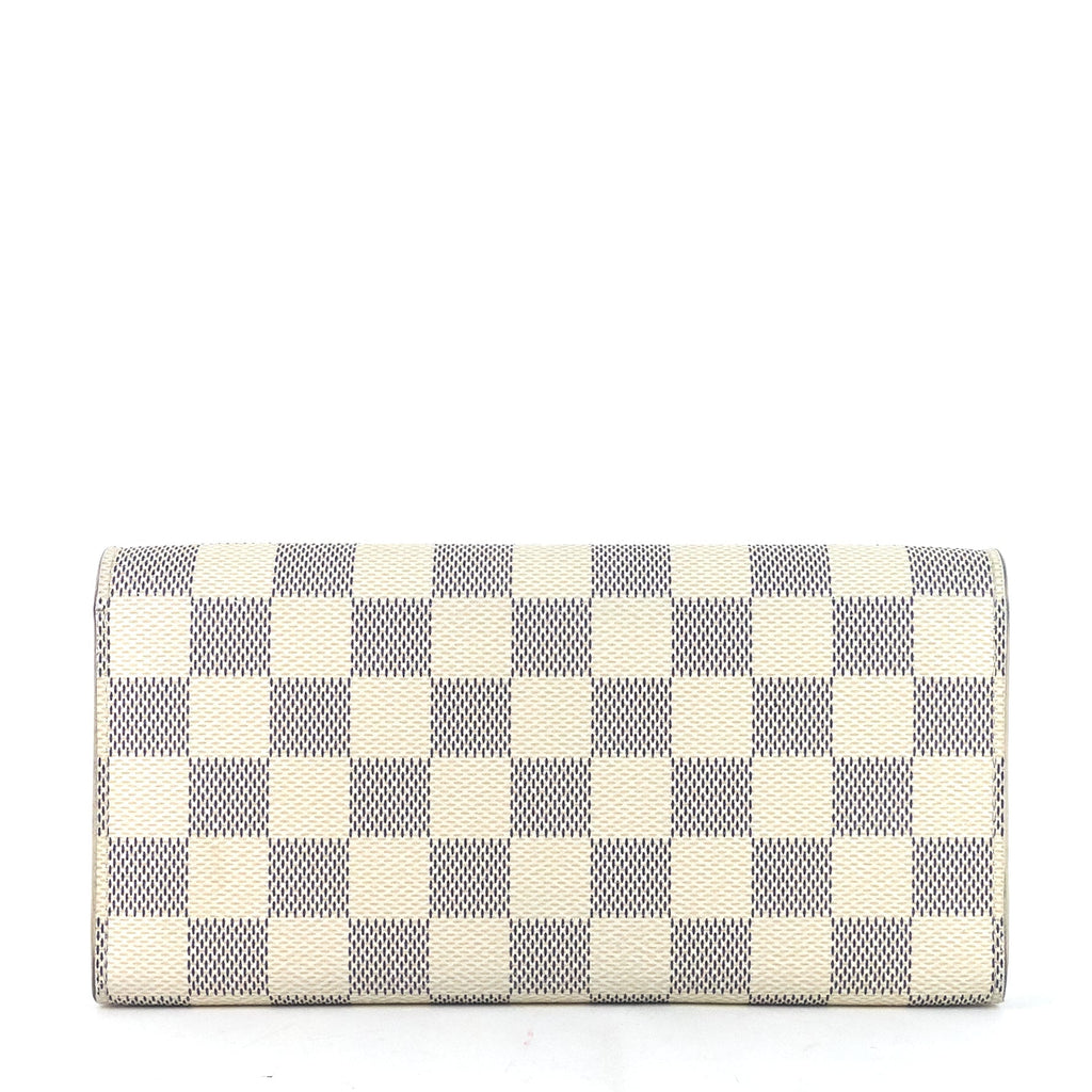 Louis Vuitto Emilie Damier Azur Canvas Wallet