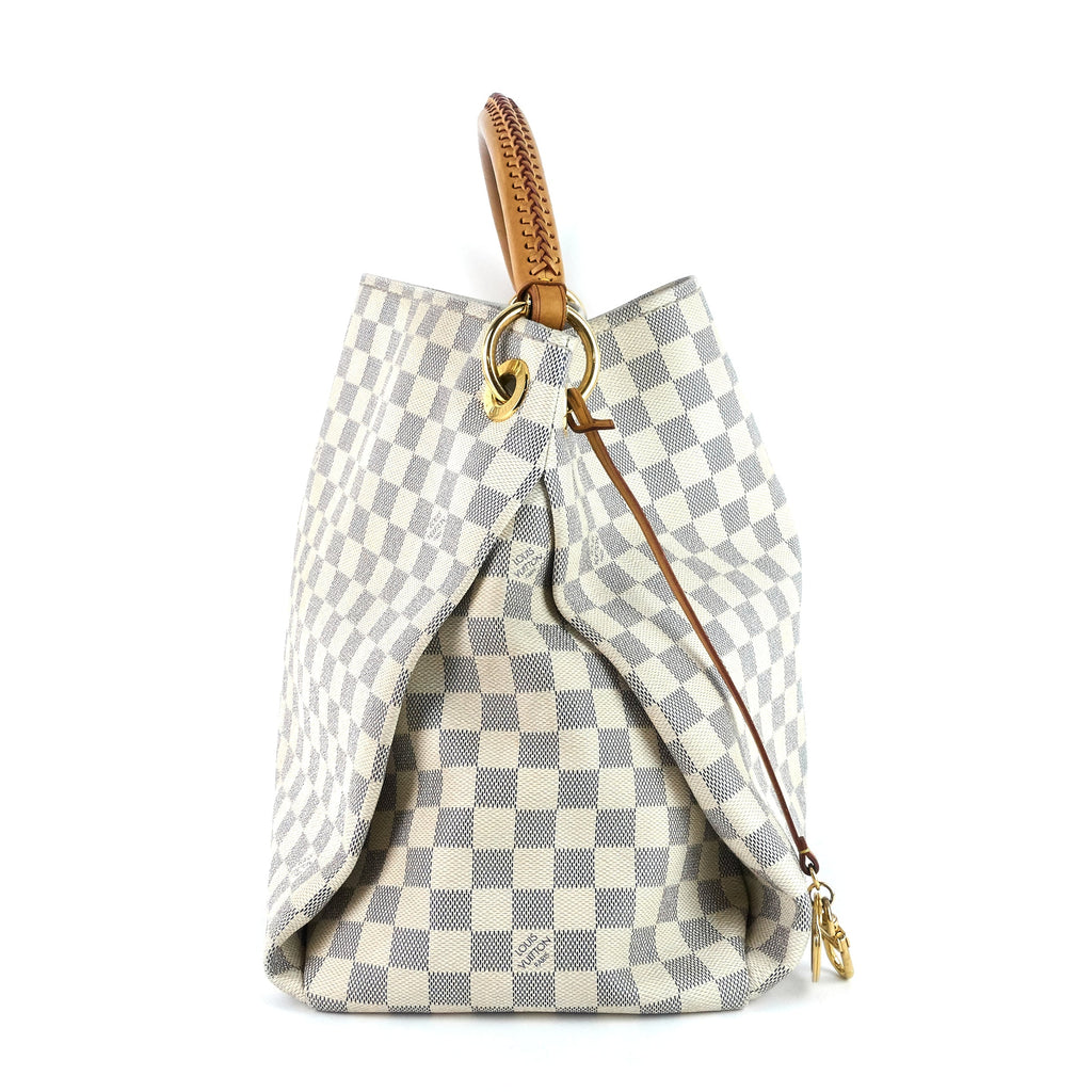 Louis Vuitto Artsy MM Damier Azur Canvas Bag