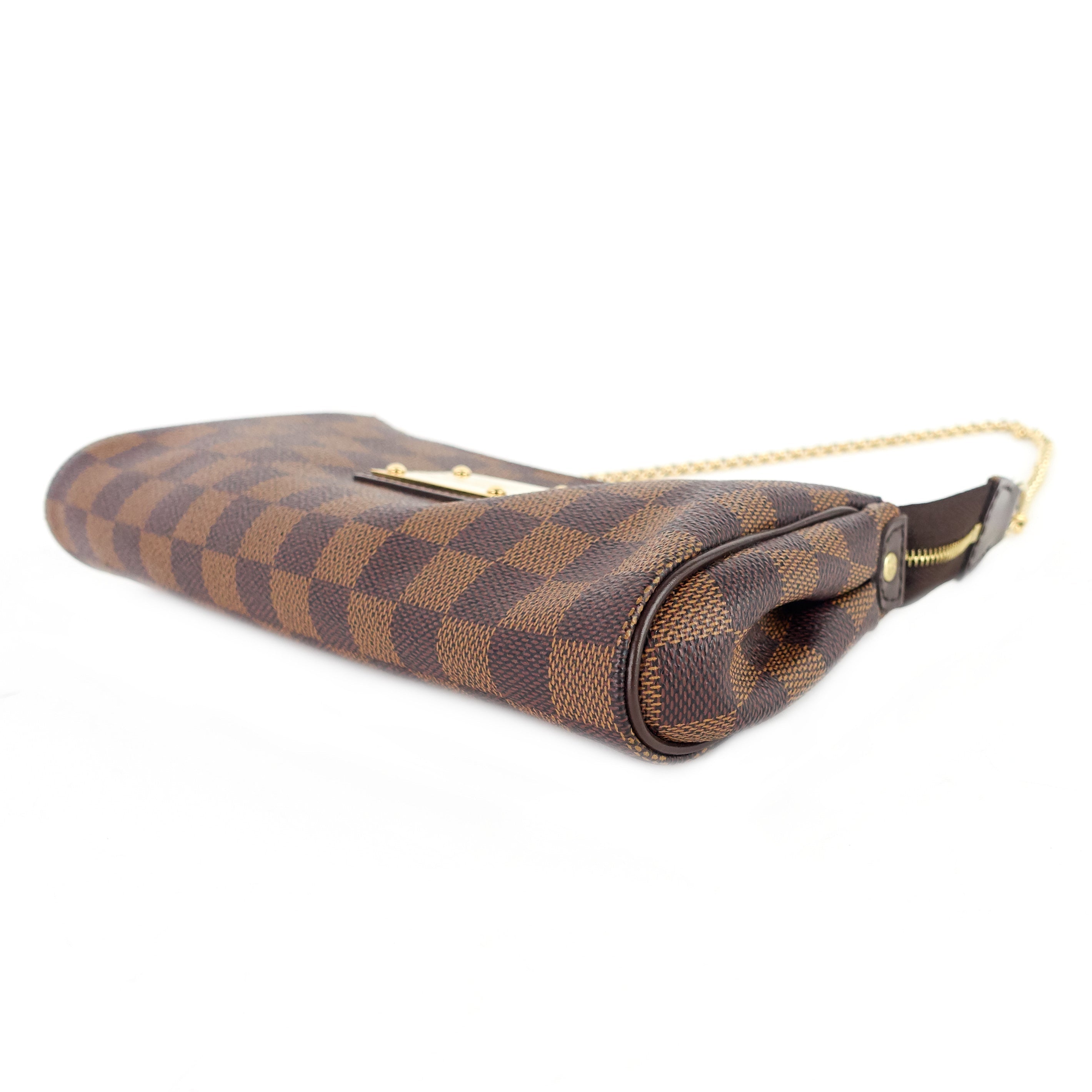 Louis Vuitto Eva Damier Ebene Canvas Bag