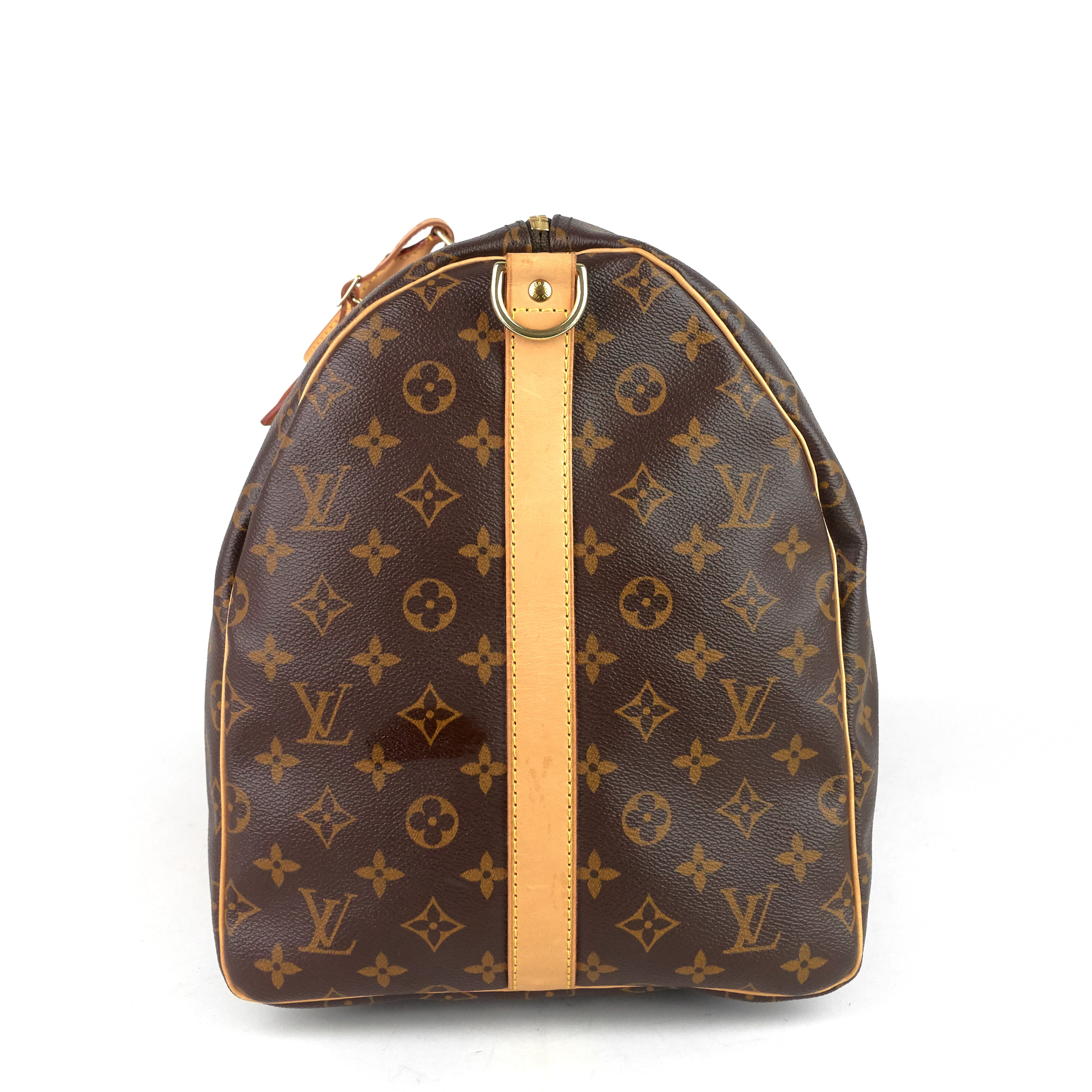 Louis Vuitto Keepall Bandouliere 55 Monogram Canvas Bag