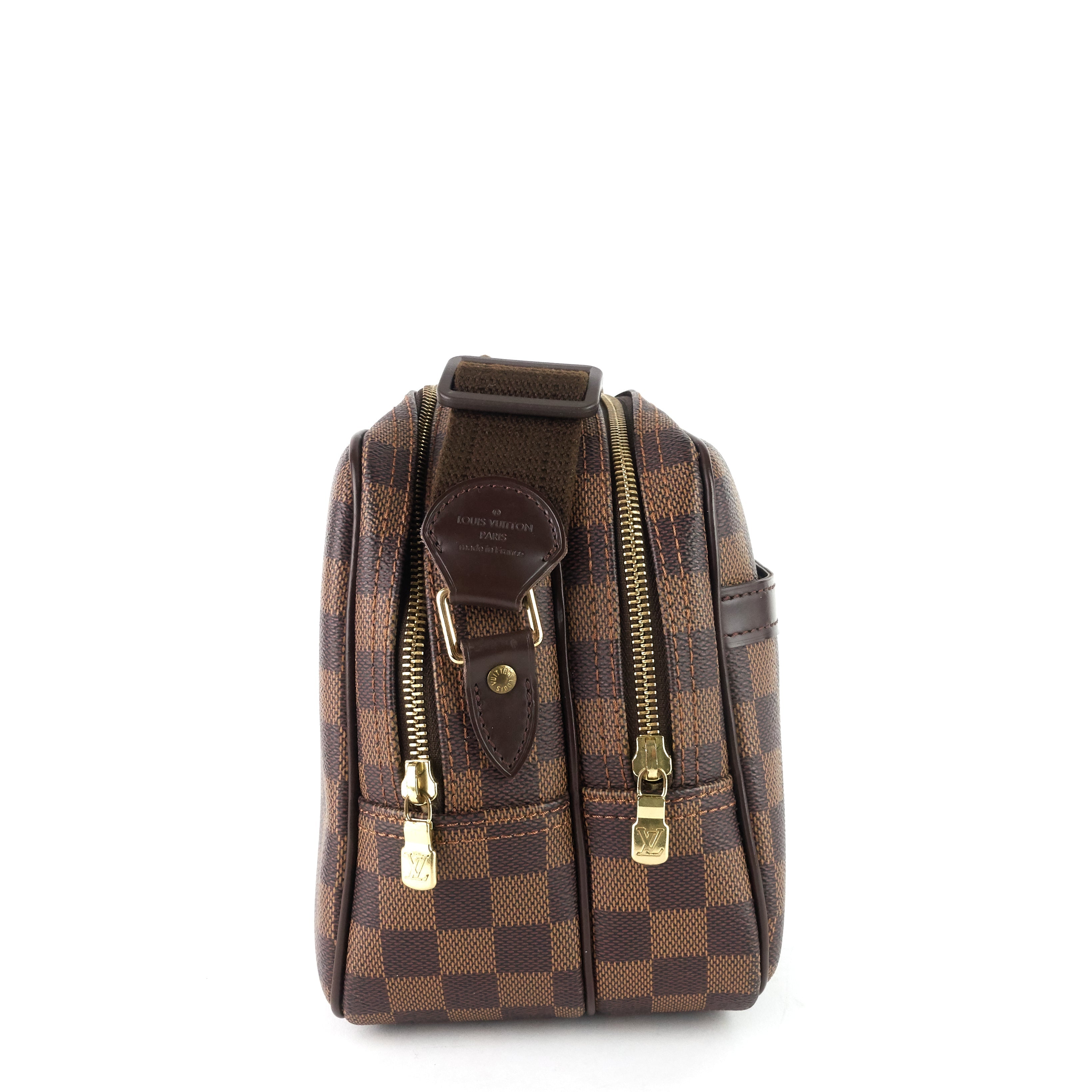 Louis Vuitto Reporter PM Damier Ebene Canvas Messenger Bag