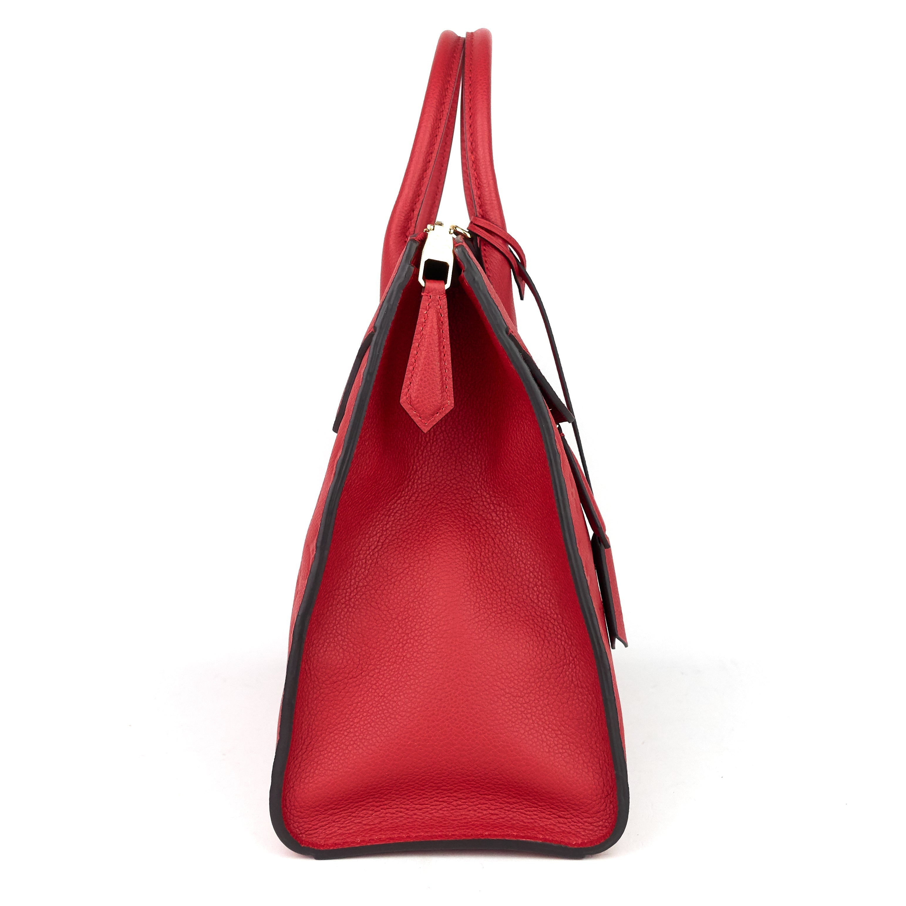 Louis Vuitto Pont-Neuf GM Red Monogram Empreinte Leather Bag