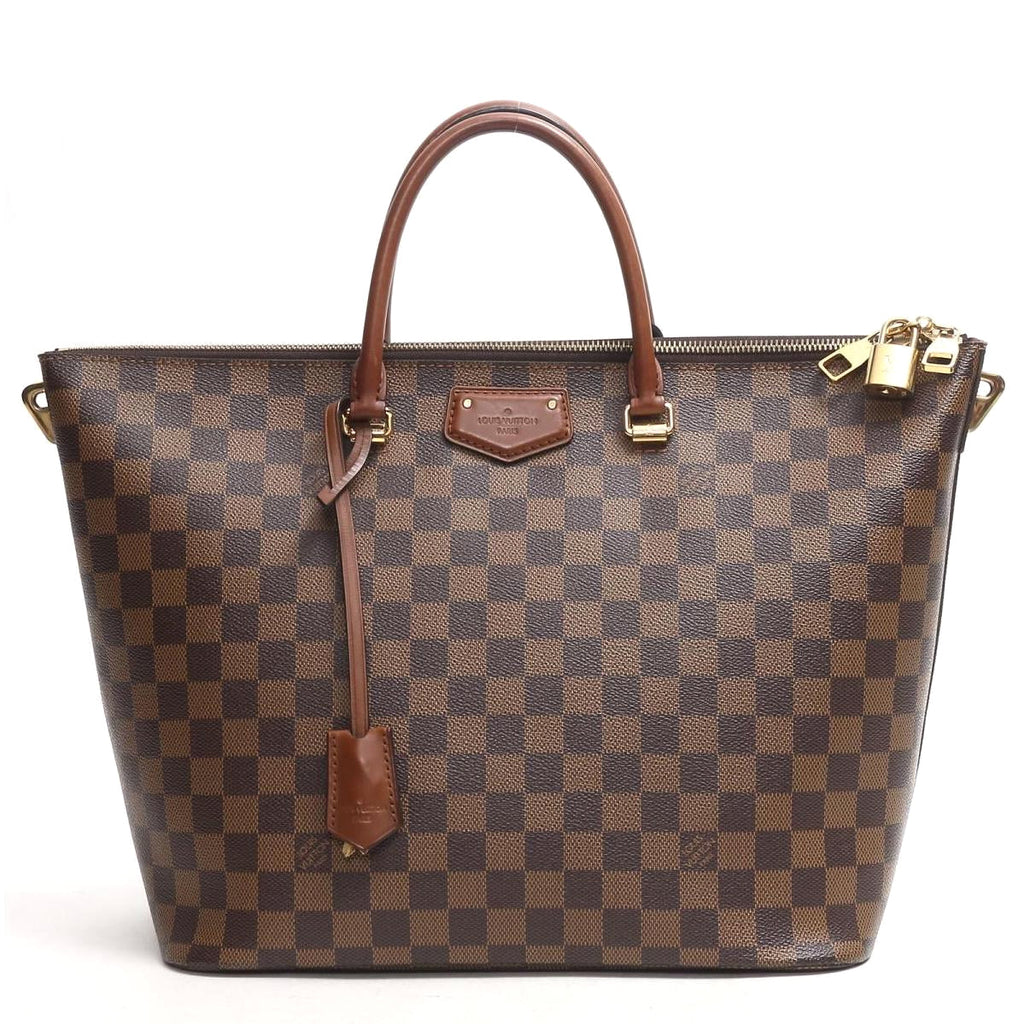 Louis Vuitto Belmont Damier Ebene Canvas Bag
