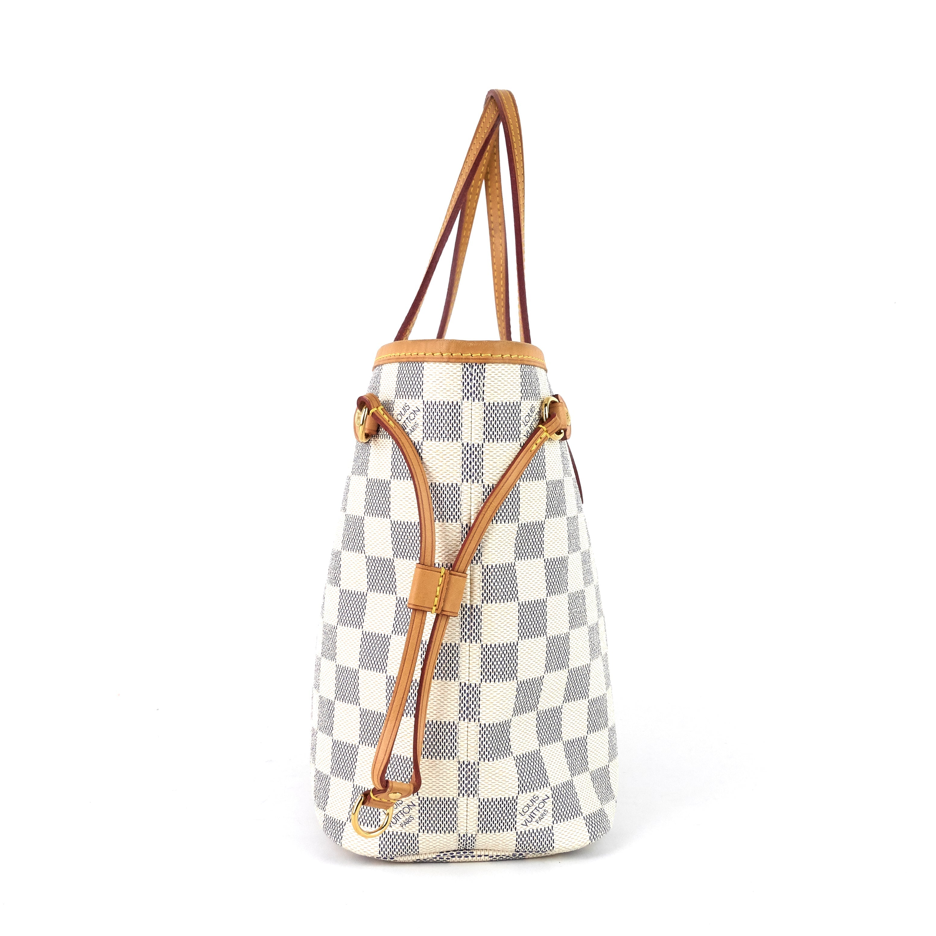 Louis Vuitto Neverfull PM Damier Azur Canvas Bag