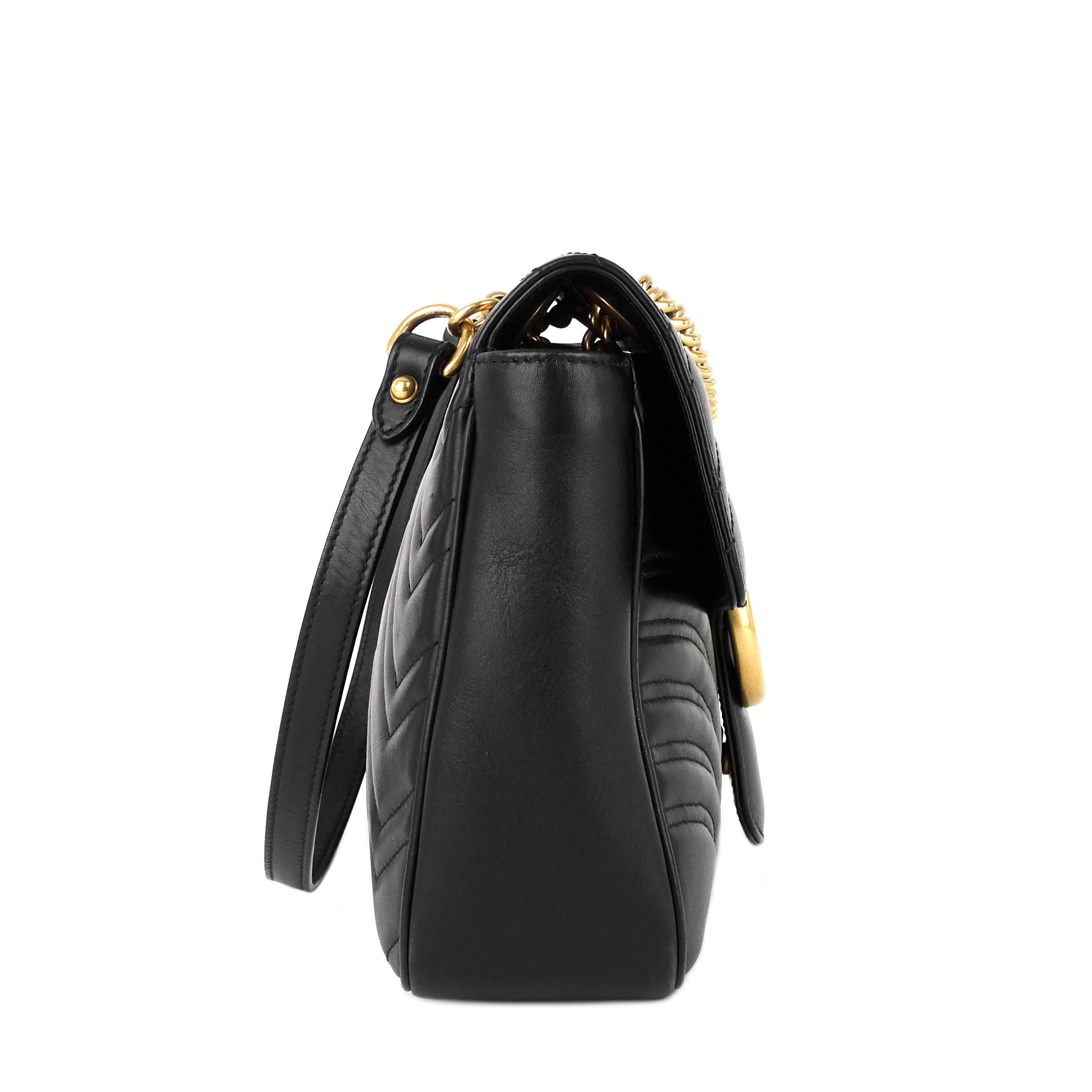 Gucci Marmont Medium MatelassÃ© Leather Shoulder Bag