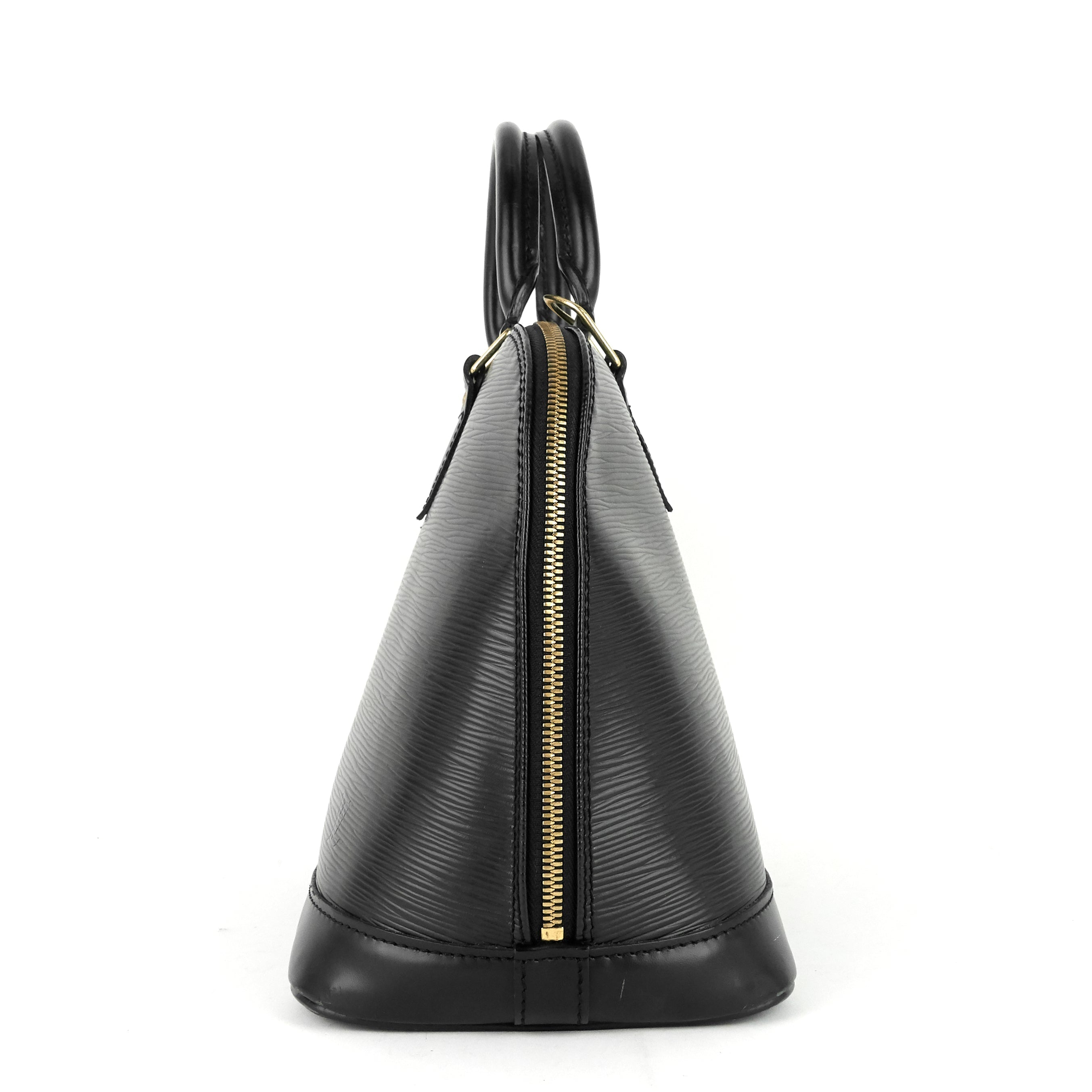 Louis Vuitto Alma Black Epi Leather Bag