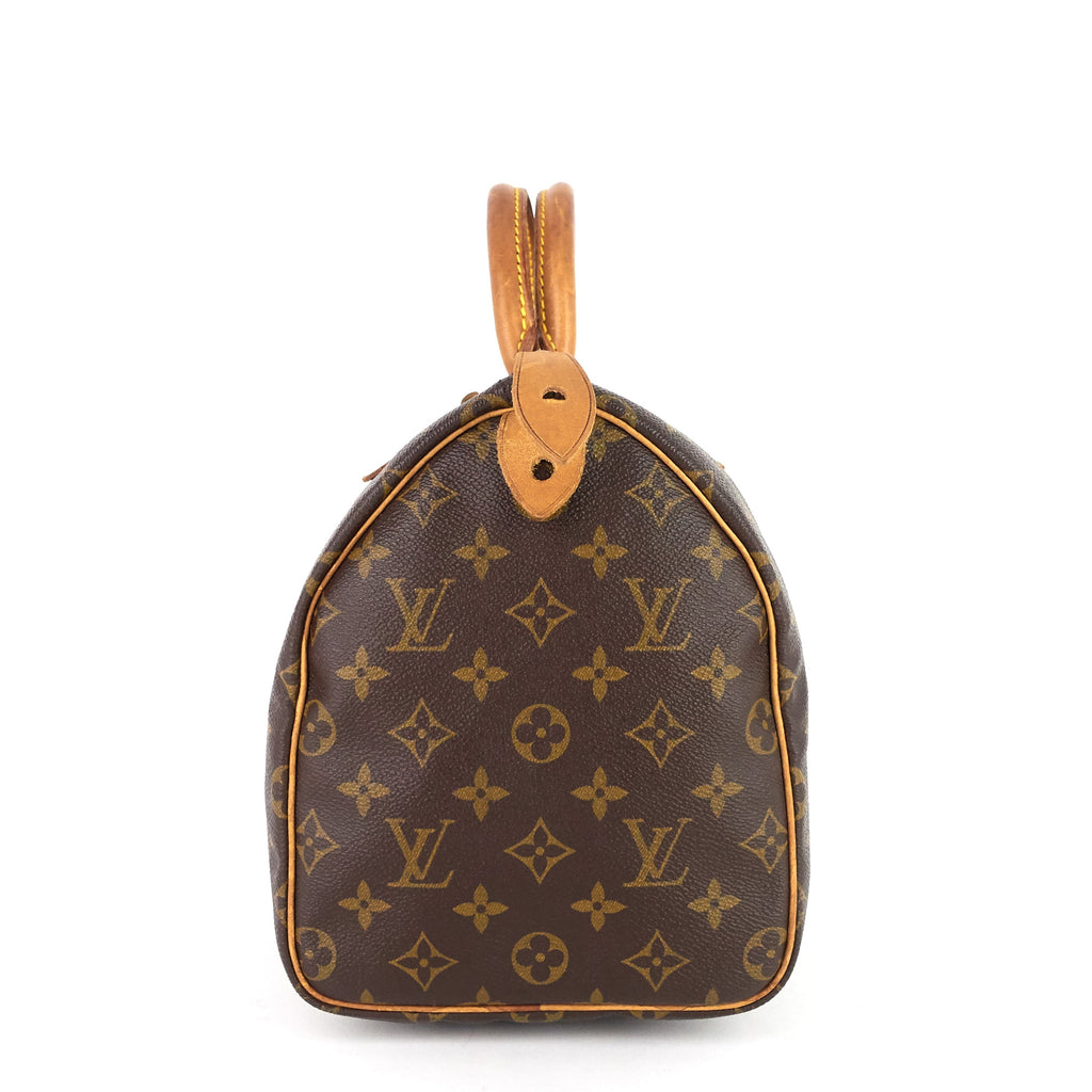 Louis Vuitto Speedy 30 Monogram Canvas Handbag