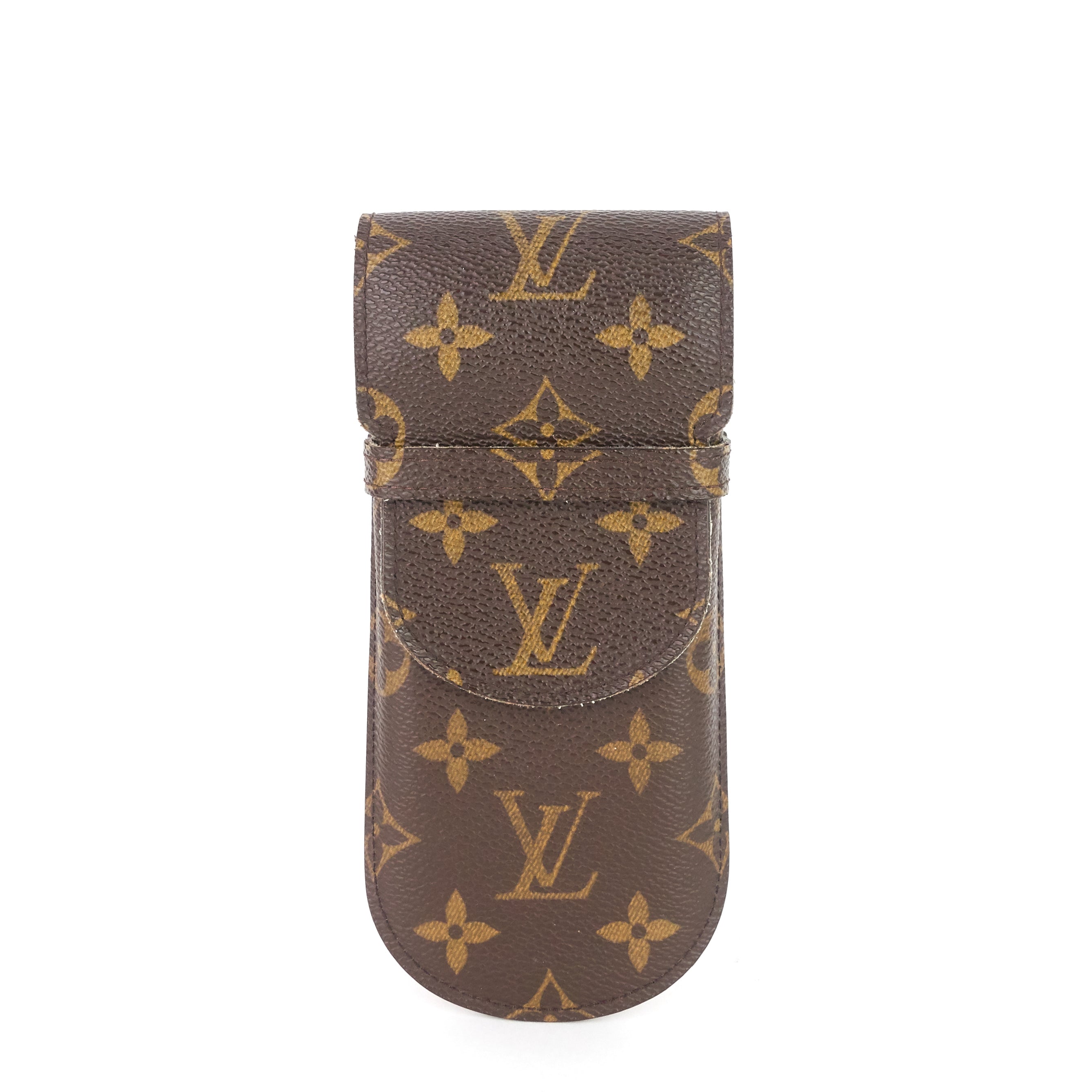 Louis Vuitto Etui A Lunette Rabat Canvas Eyeglasses Case