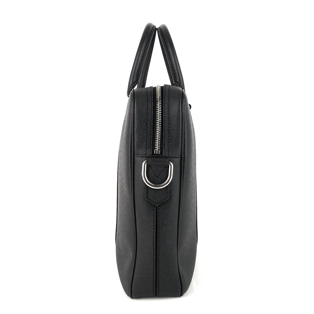 Louis Vuitto Porte-Documents Voyage PM Taiga Leather Briefcase Bag
