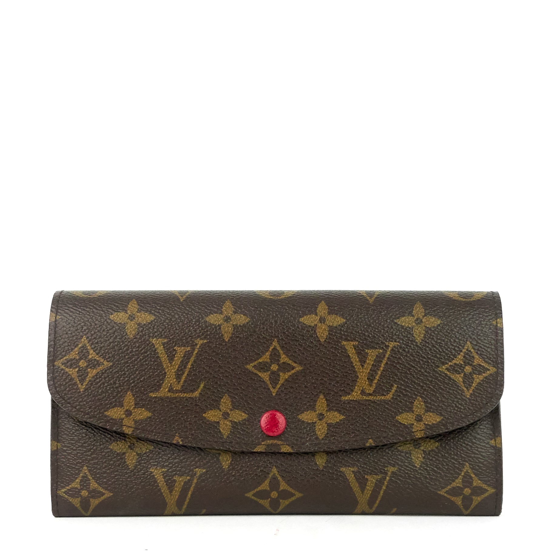 Louis Vuitto Emilie Fuchsia Monogram Canvas Wallet