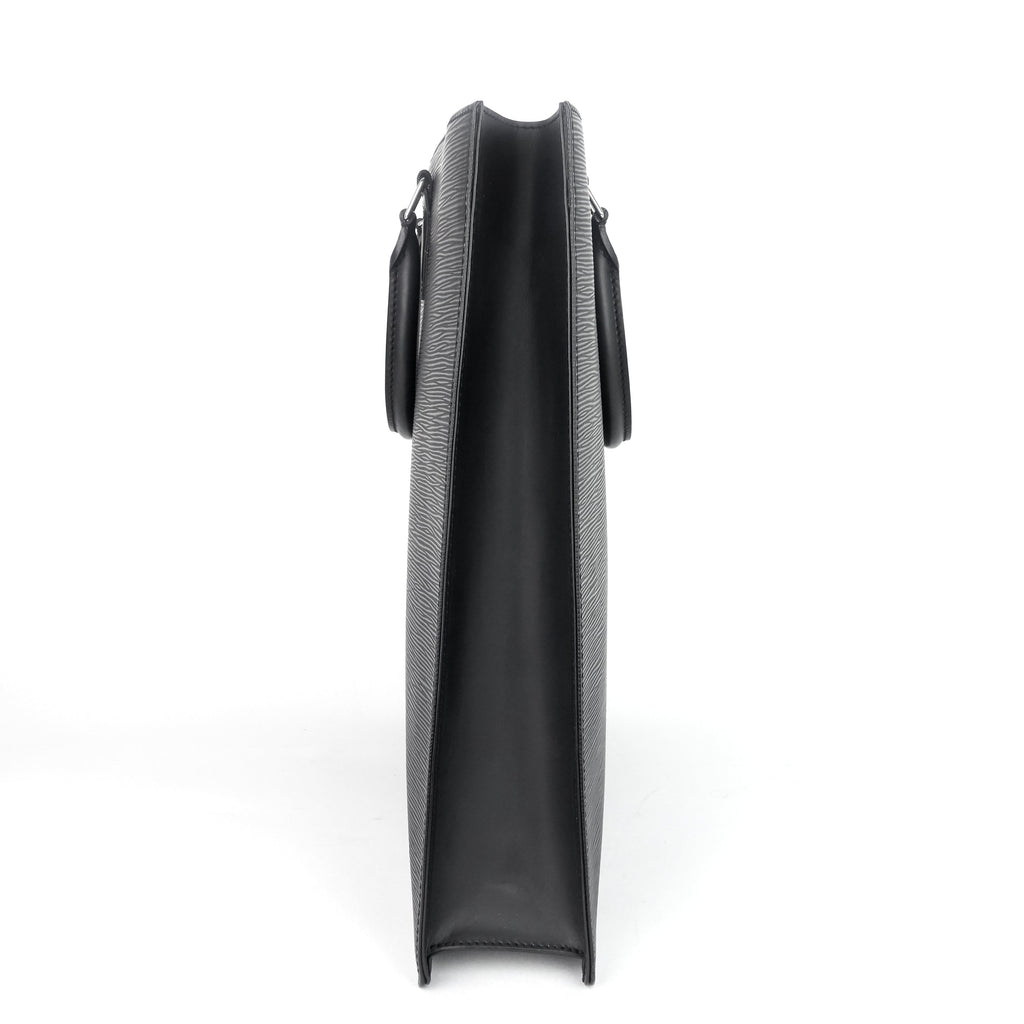 Louis Vuitto Sac Plat GM Black Epi Leather Bag
