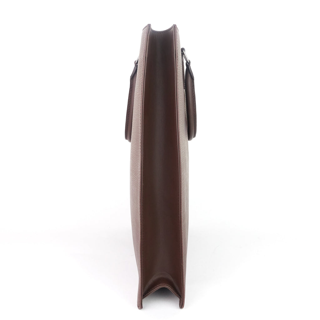 Louis Vuitto Sac Plat GM Brown Epi Leather Bag