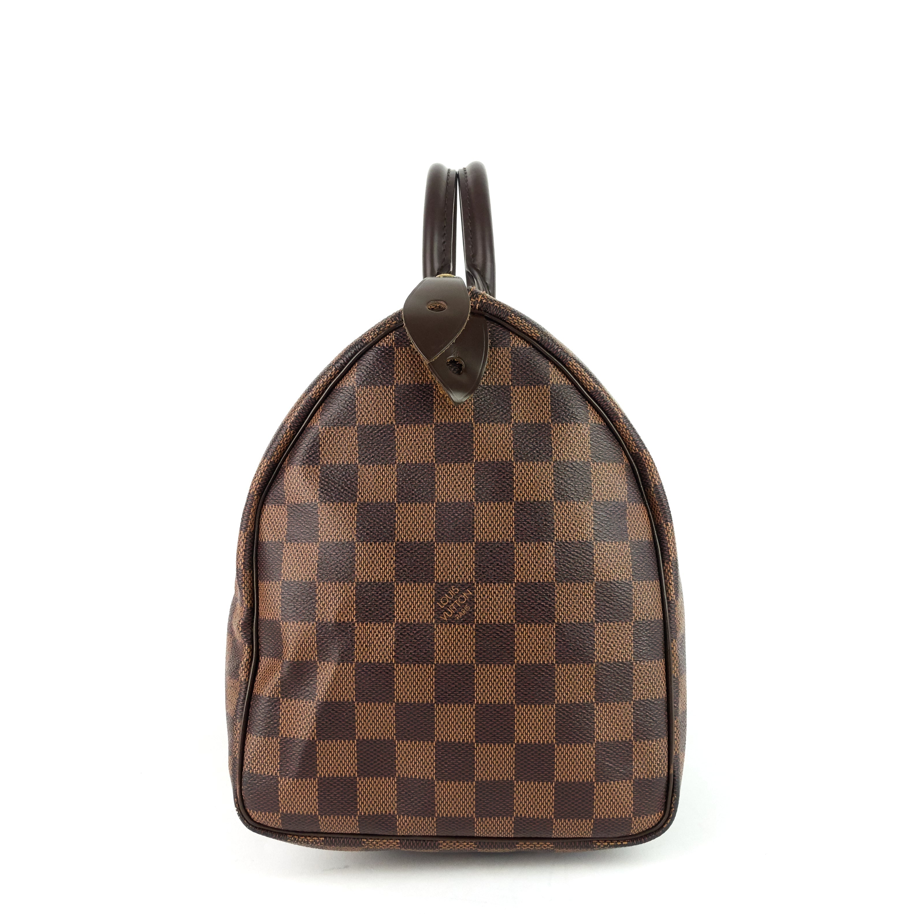 Louis Vuitto Speedy 35 Damier Ebene Canvas Bag
