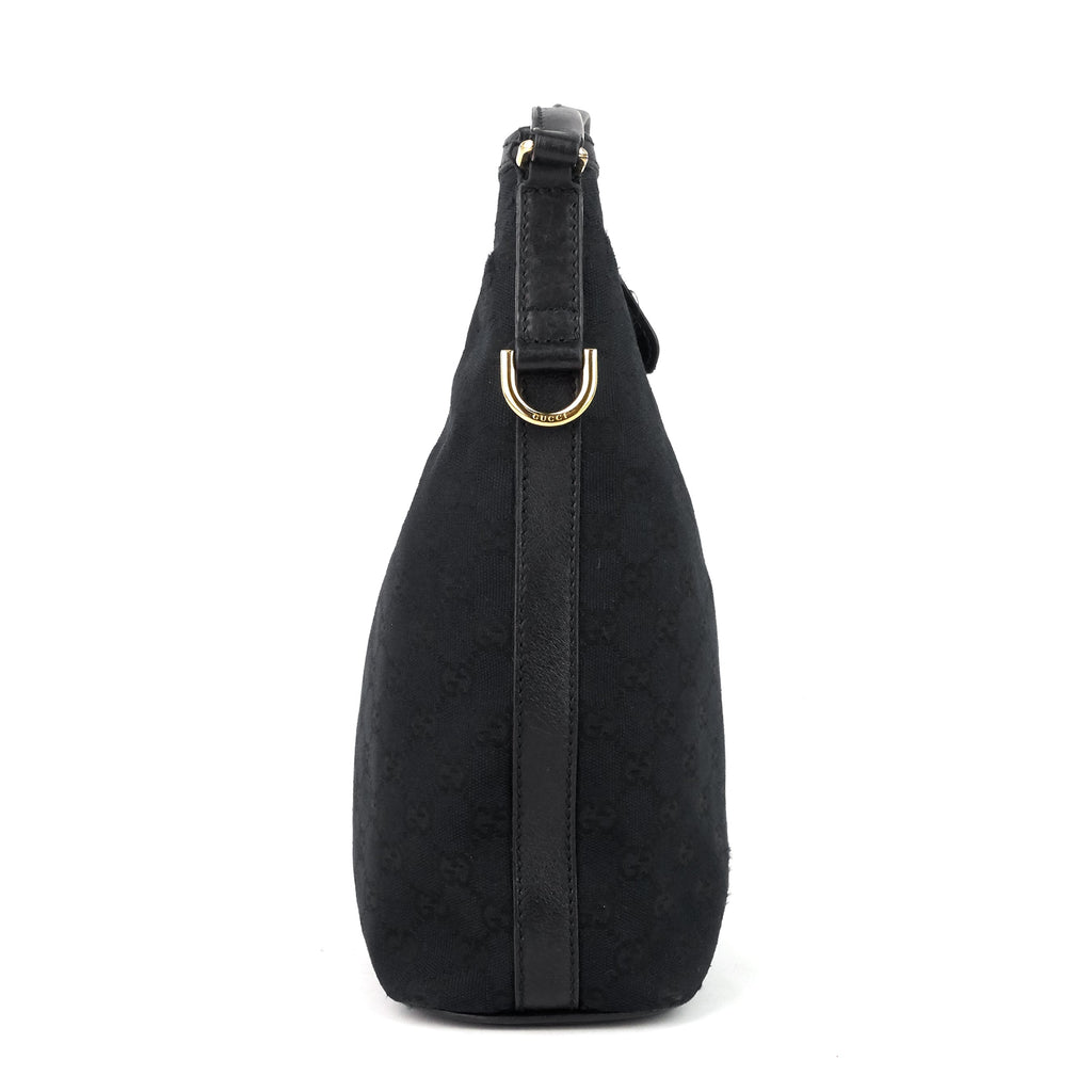 Gucci New Britt Medium GG Canvas Hobo Bag
