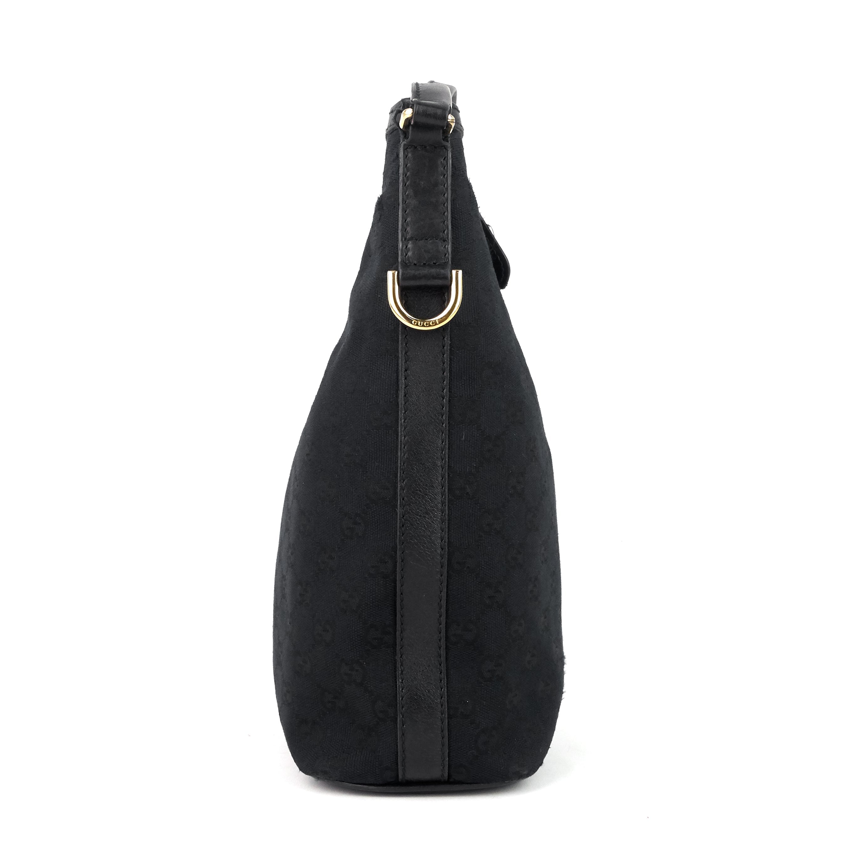 Gucci New Britt Medium GG Canvas Hobo Bag
