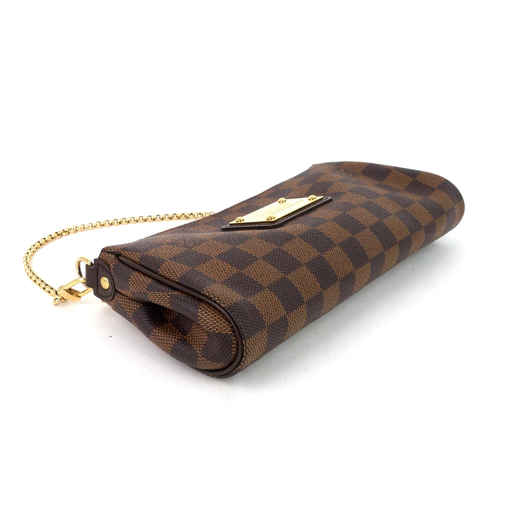 Louis Vuitto Eva Damier Ebene Canvas Bag