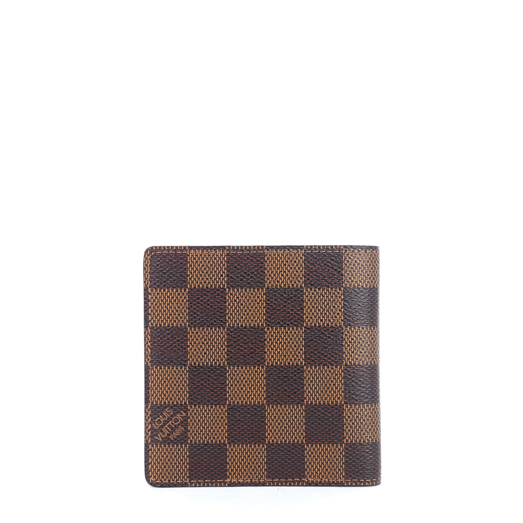 Louis Vuitto Billfold Damier Ebene Canvas Wallet