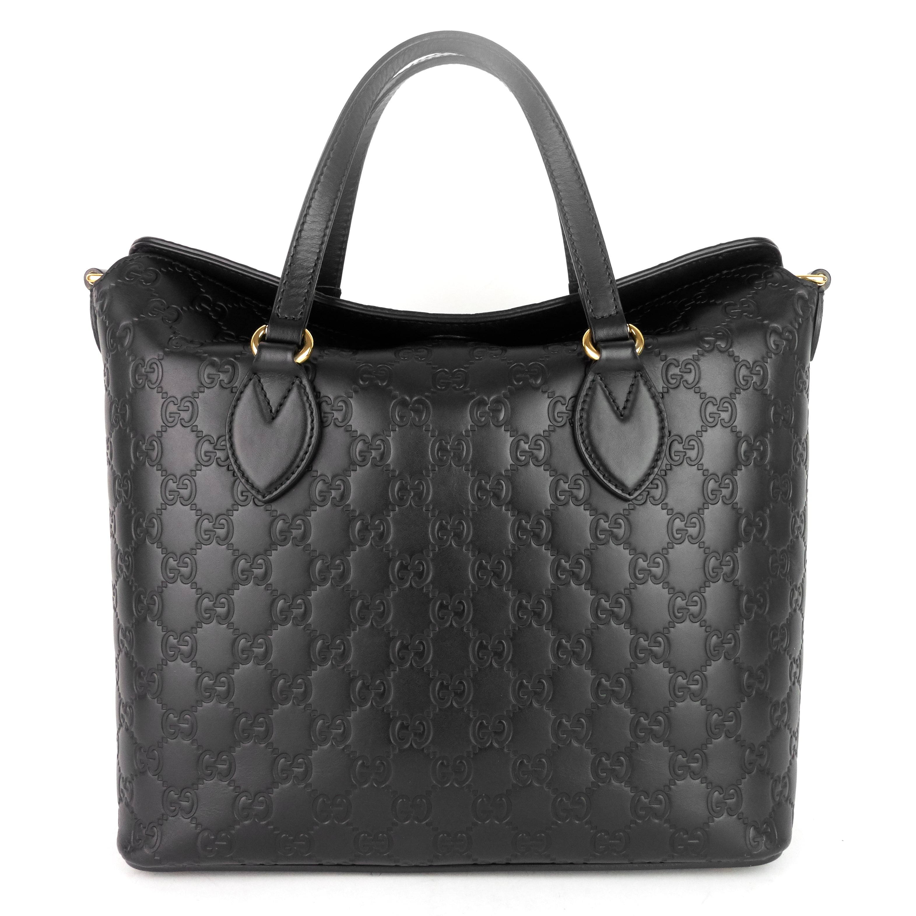 Gucci Signature Top Handle Guccissima Bag