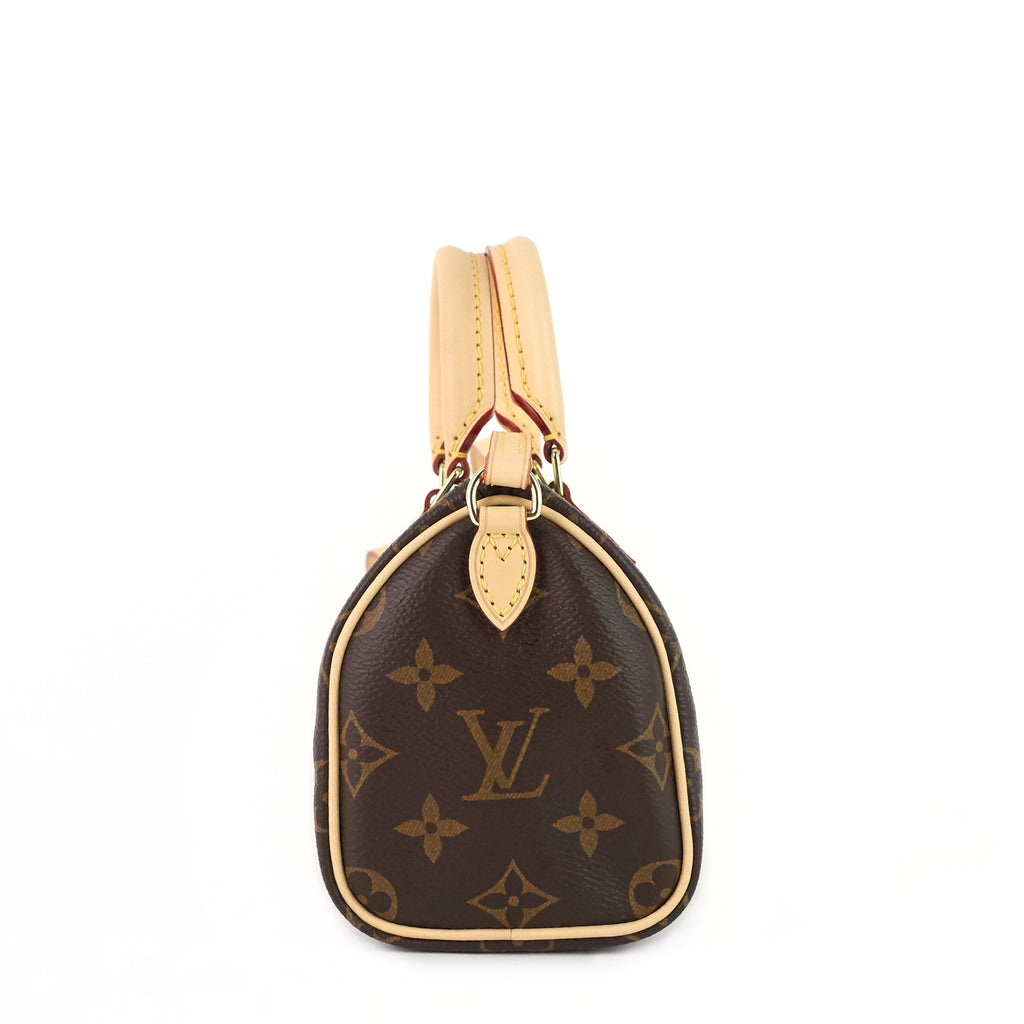 Louis Vuitto Speedy Nano Monogram Canvas Bag