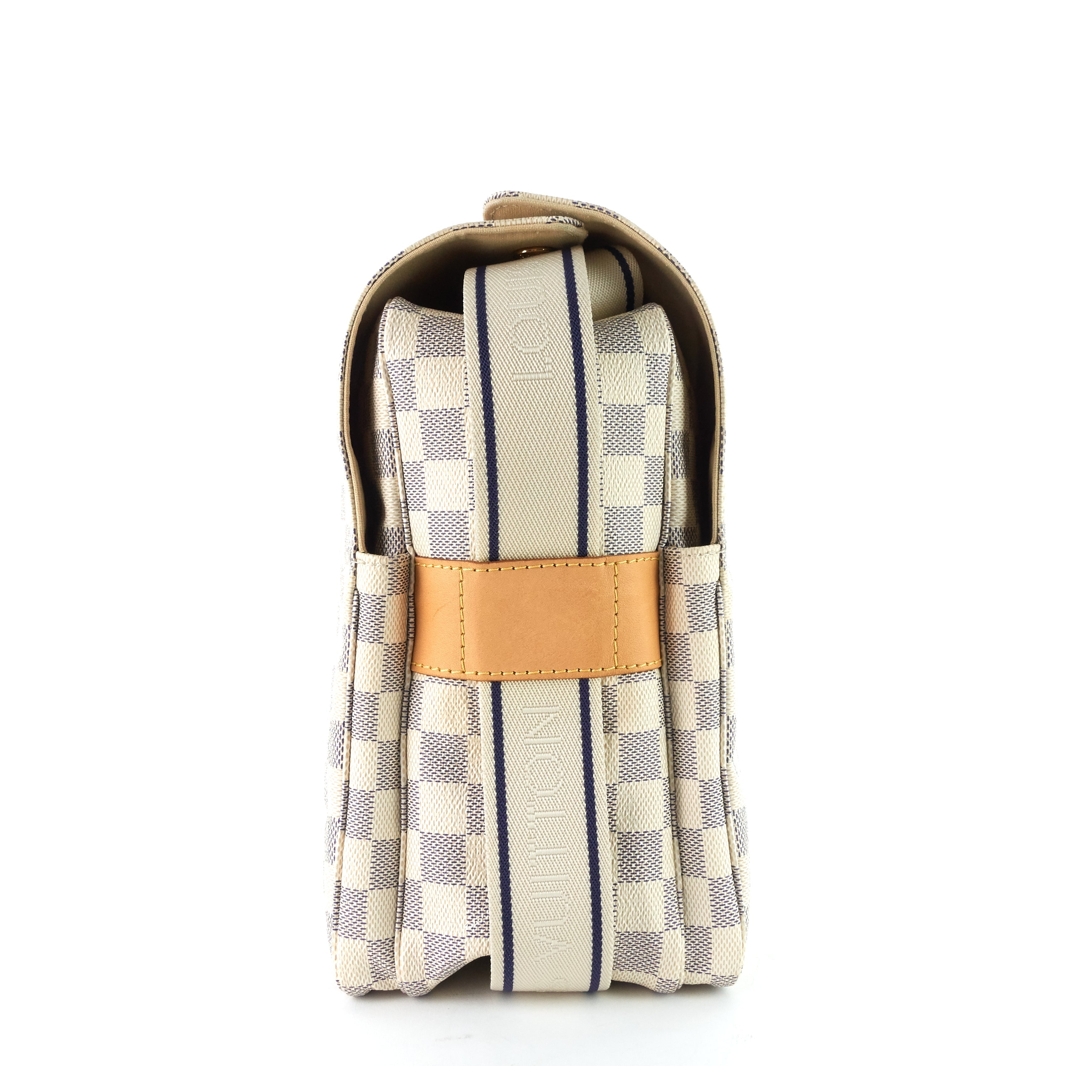 Louis Vuitto Naviglio Damier Azur Canvas Messenger Bag