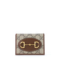 Gucci Horsebit 1955 GG Supreme Canvas Card Case