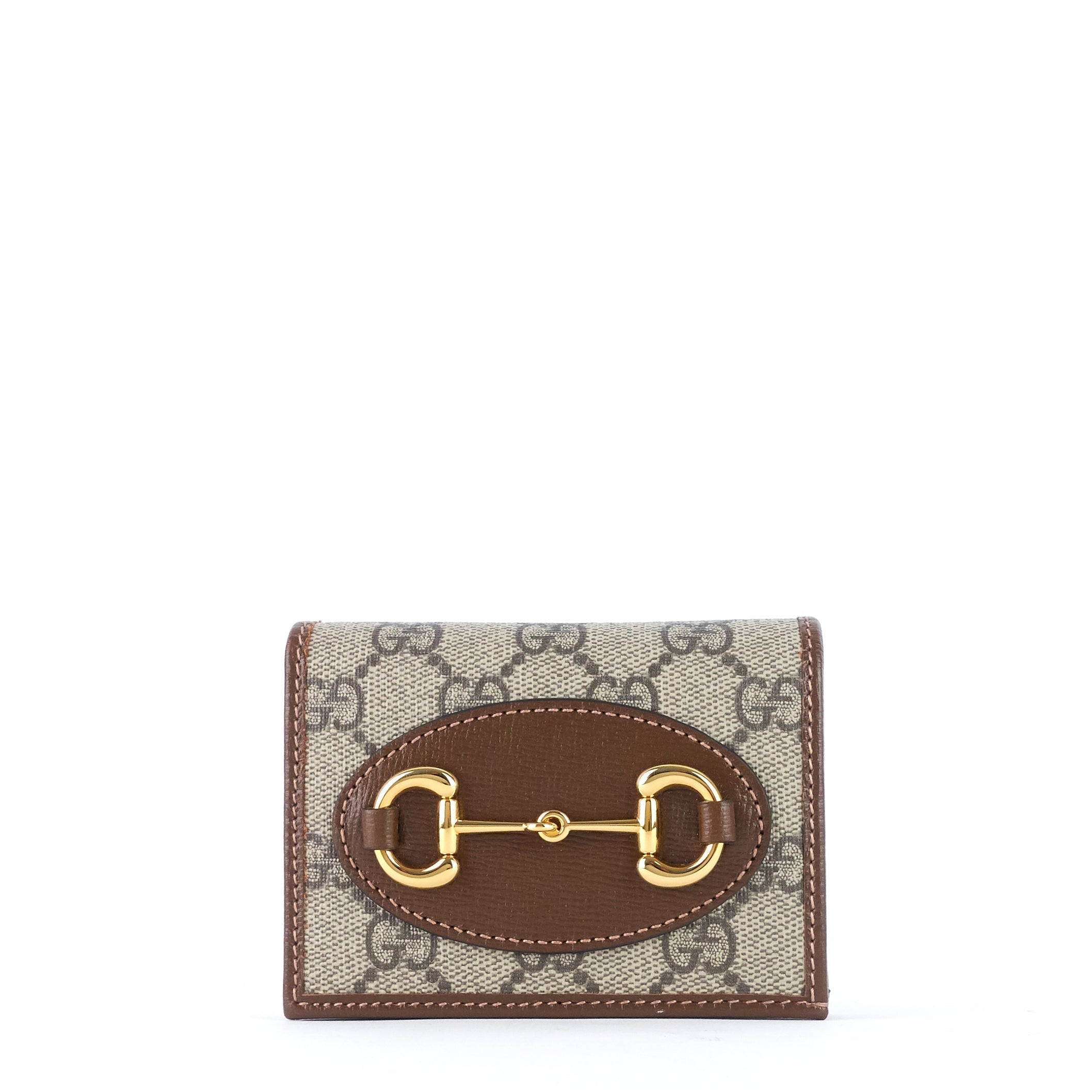 Gucci Horsebit 1955 GG Supreme Canvas Card Case