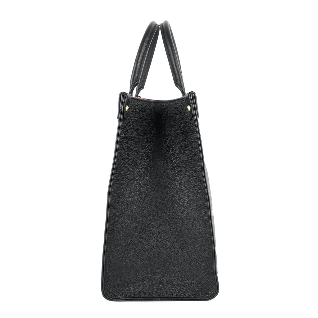 Louis Vuitto OnTheGo MM Bicolour Monogram Empreinte Leather Bag
