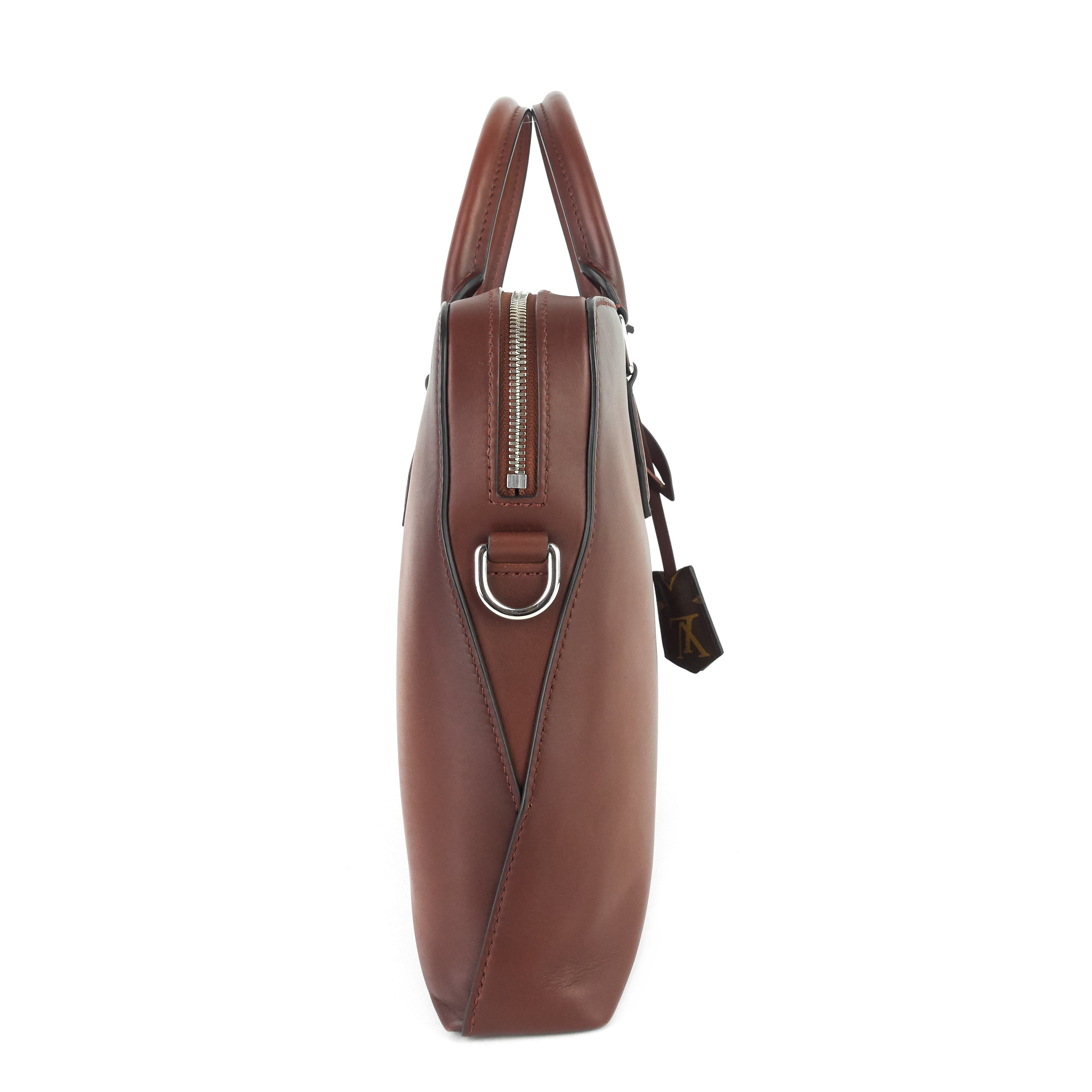 Louis Vuitto Armand Ombre Calfskin Leather Briefcase Bag
