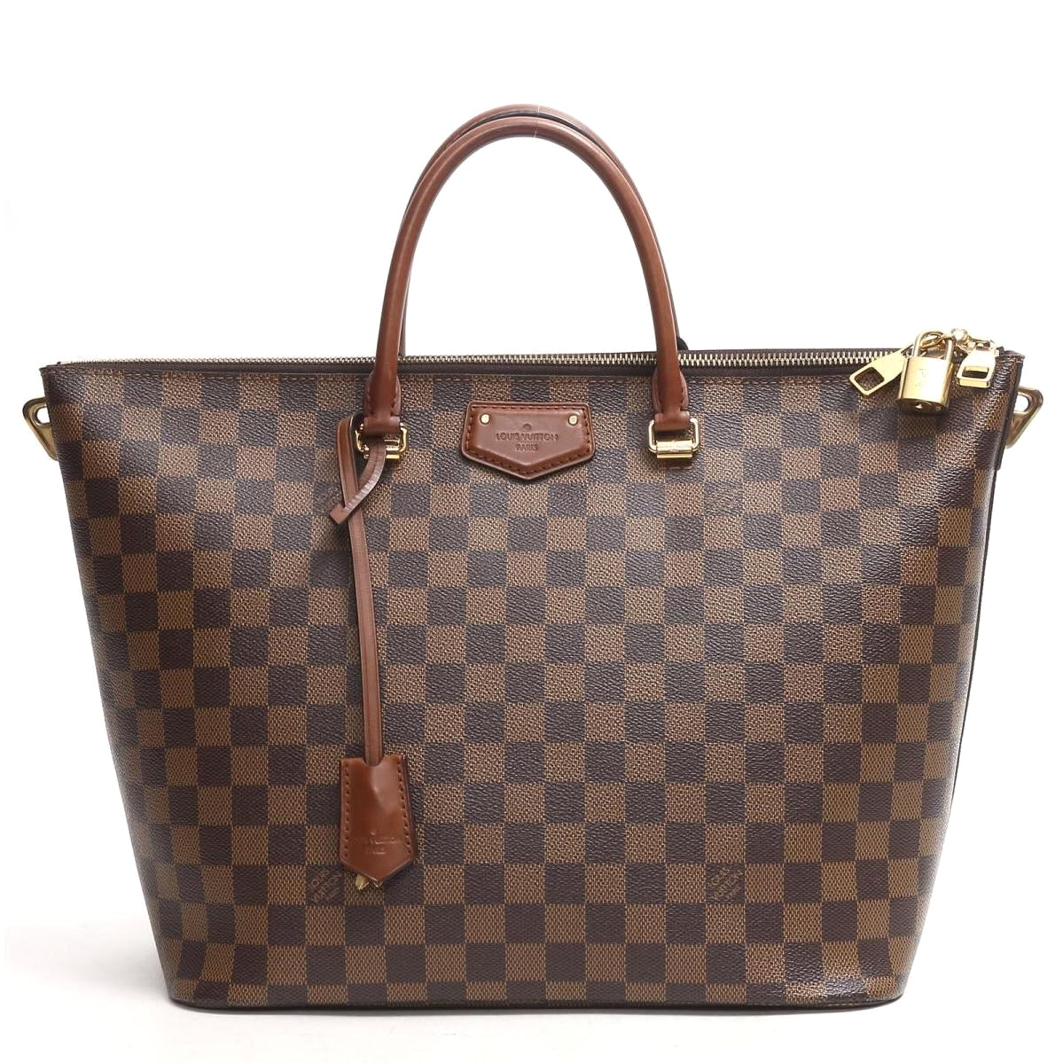 Louis Vuitto Belmont Damier Ebene Canvas Bag
