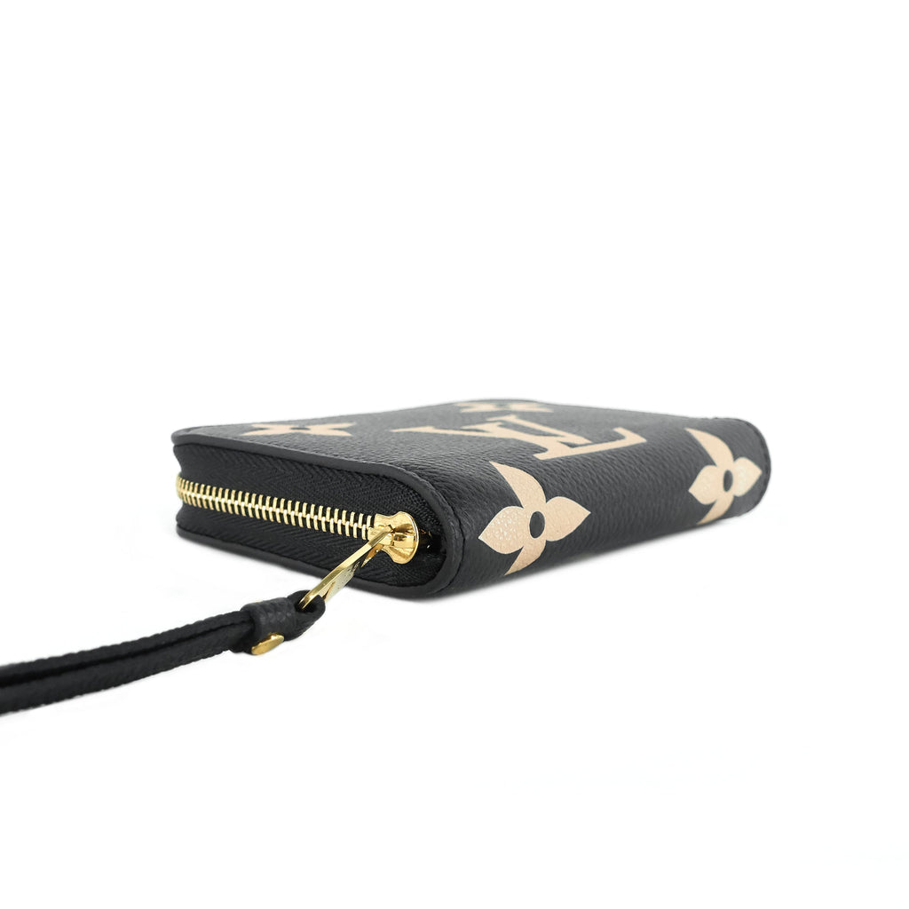 Louis Vuitto Zippy Bicolour Monogram Empreinte Leather Coin Purse